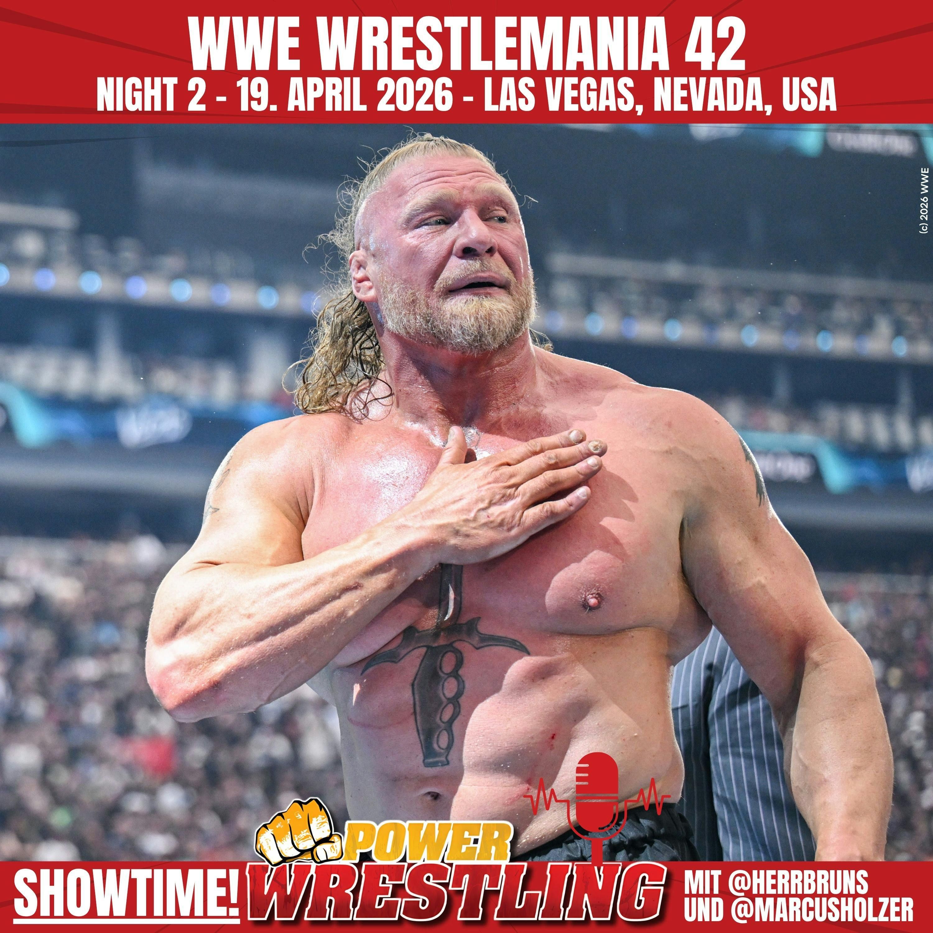 WWE WrestleMania 42 (19.4.26): BROCK-SCHOCK! Roman vs Punk! 3 Titelwechsel! Das große Review!