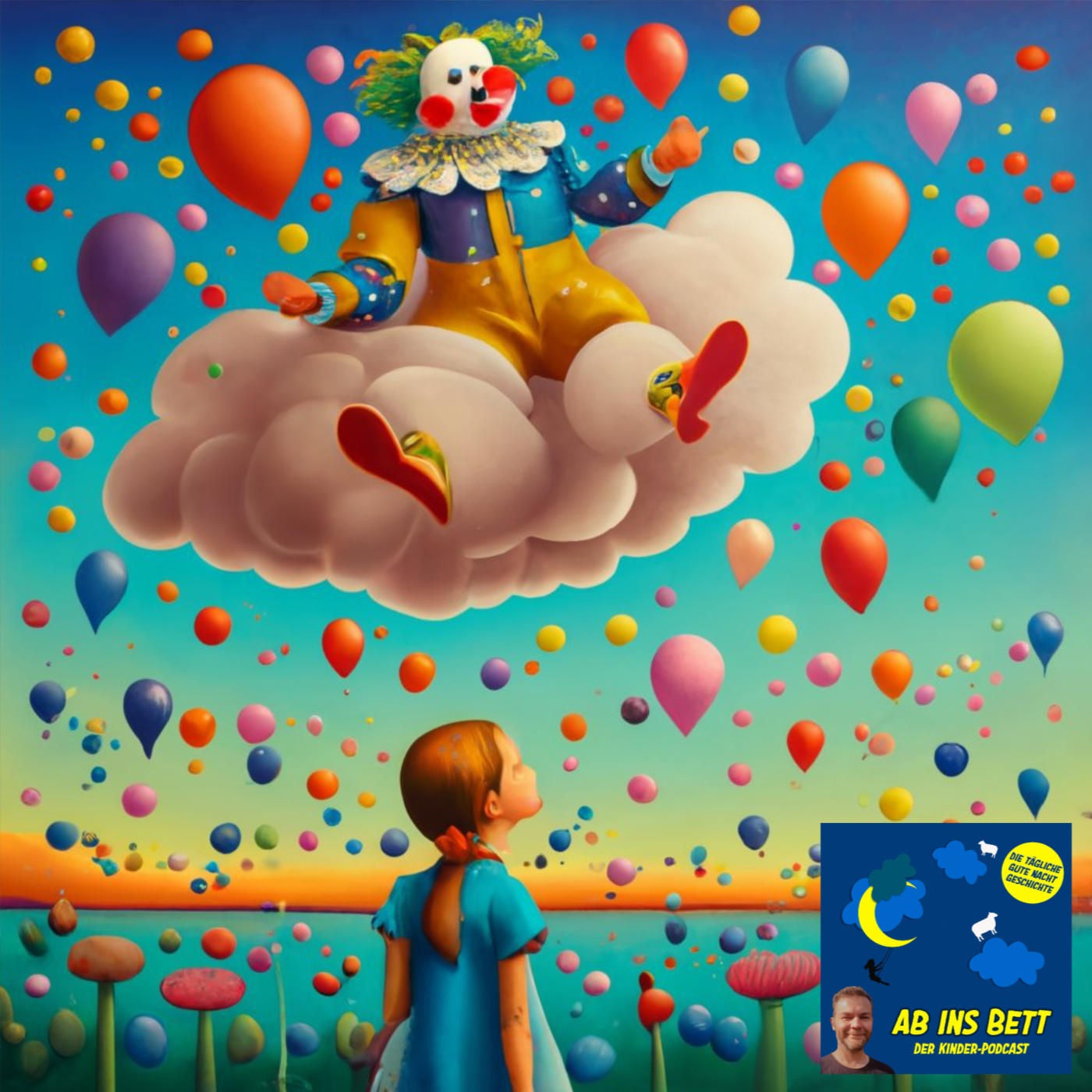 #1121 Clara und der Clown auf der Wolke