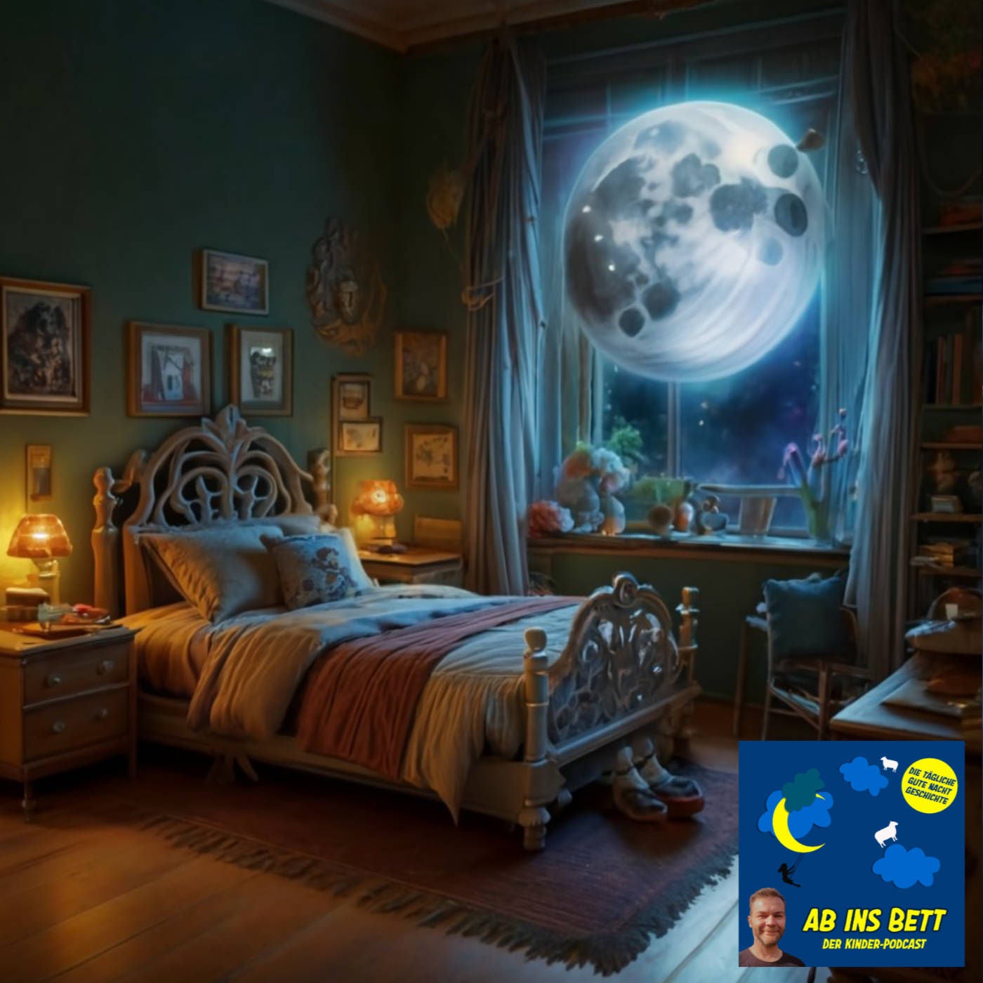 #1183 Johanna und der Abend als der Mond im Zimmer scheint