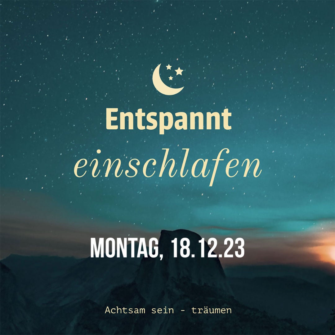Hörtipp für die Eltern: Entspannt einschlafen am Montag, 18.12.23