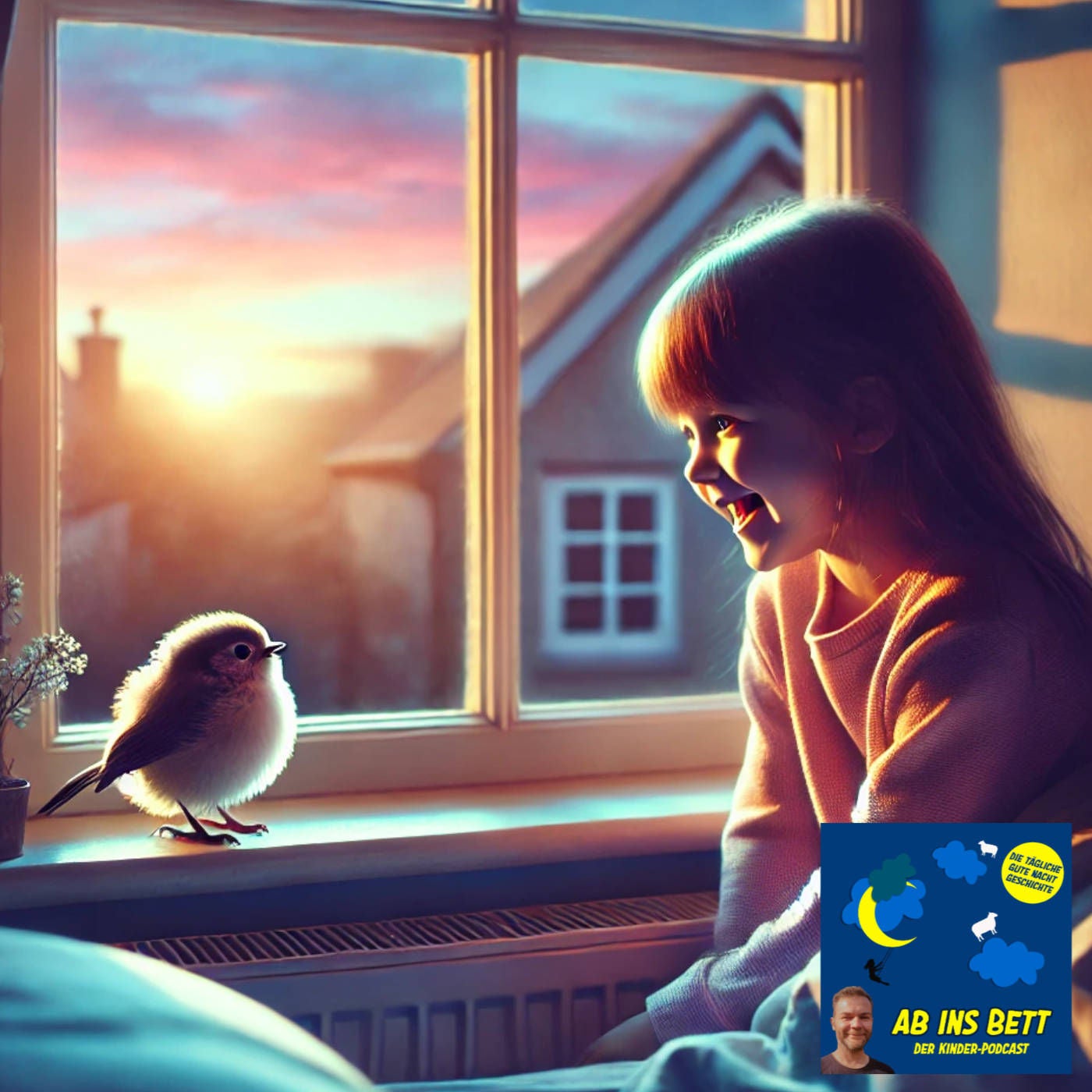 #1490 Sophie und der Vogel auf dem Fensterbrett