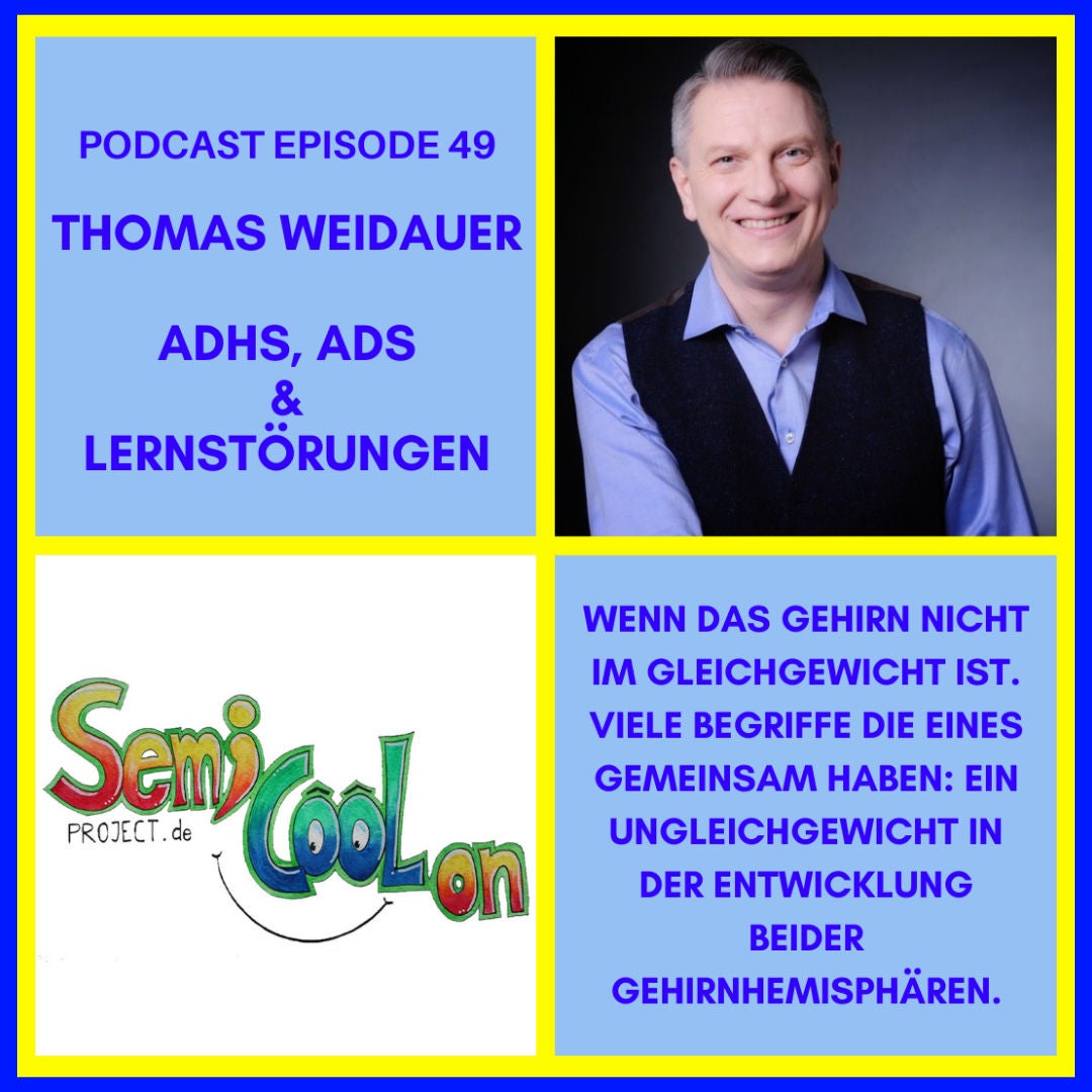 Thomas Weidauer - ADHS, ADS und Lernstörungen - wenn das Gehirn nicht im Gleichgewicht ist