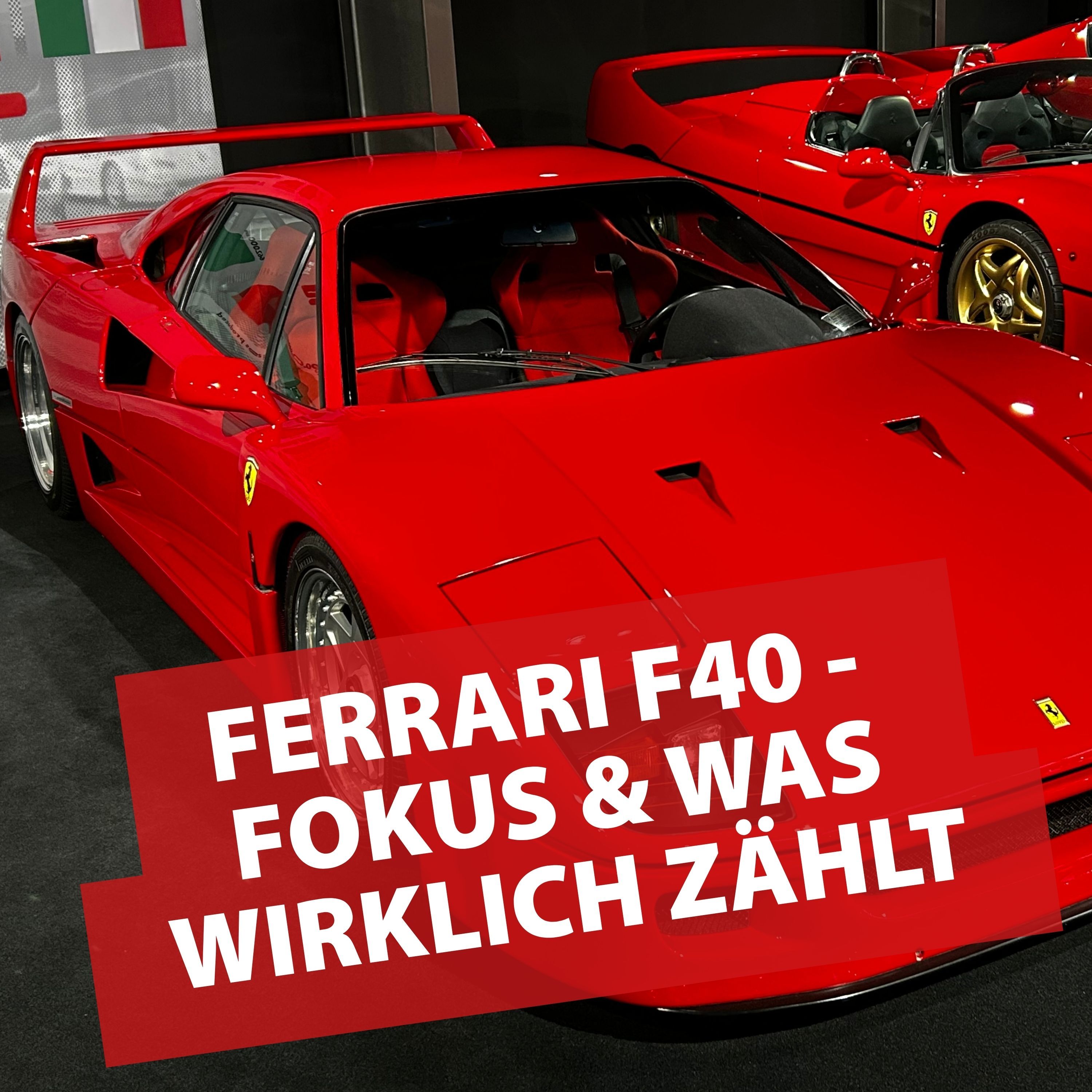 Ferrari F40 - Fokus & was wirklich zählt | Simon Birr