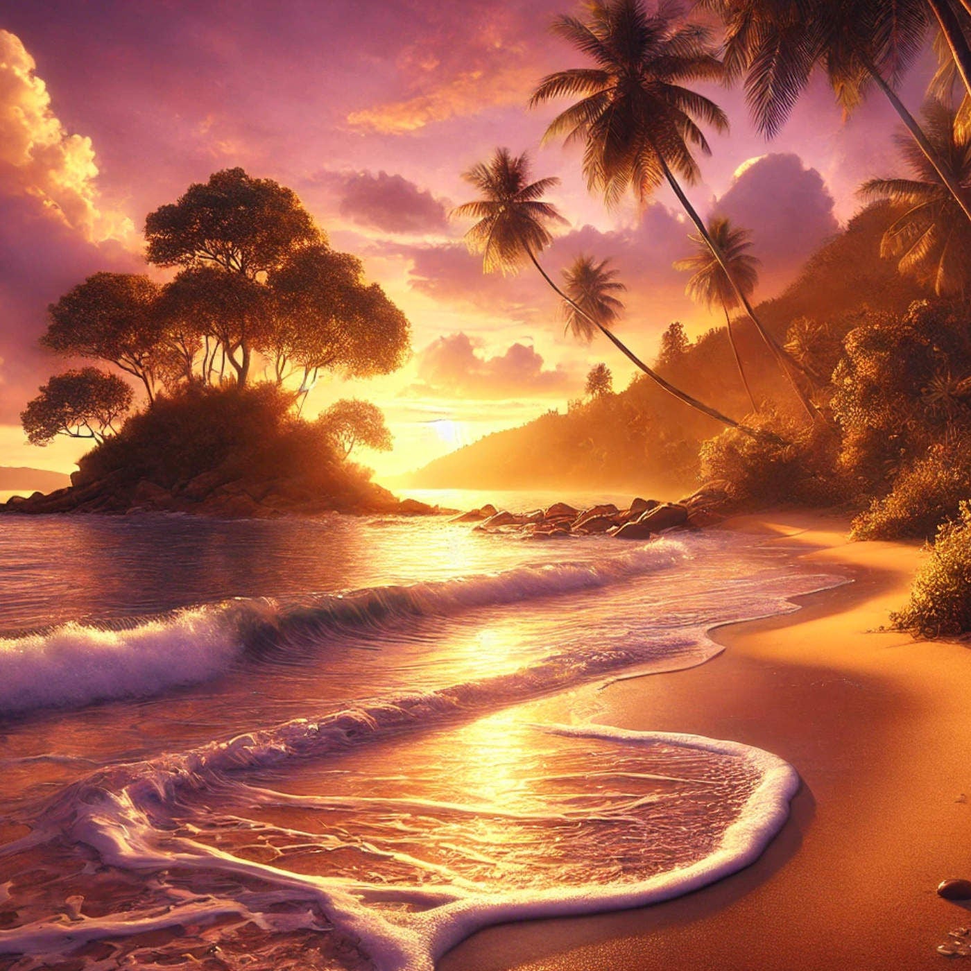 Di, 25.03. Entspannt einschlafen - Sonnenuntergang am Meer