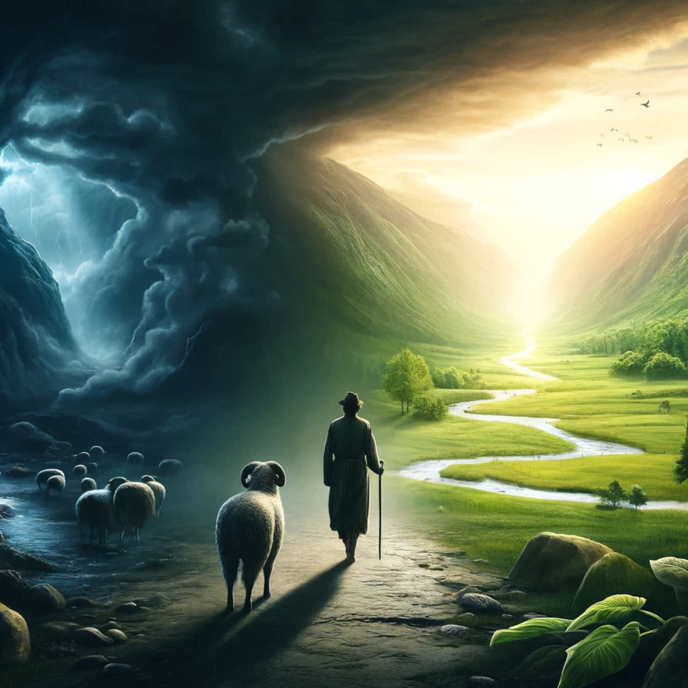 216 – Der gute Hirte auch in schweren Zeiten: Psalm 23 bei einer Trauerfeier