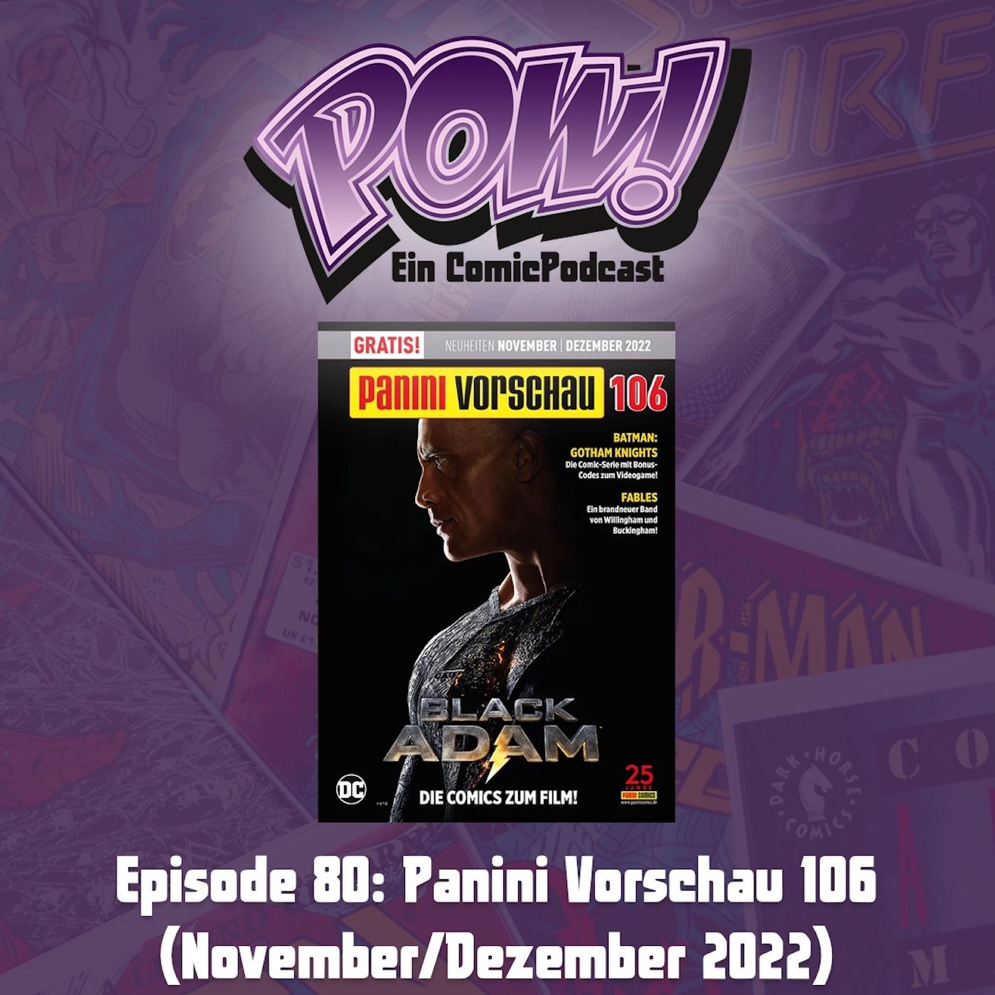 Episode 80: Panini Vorschau 106 (November/Dezember 2022)