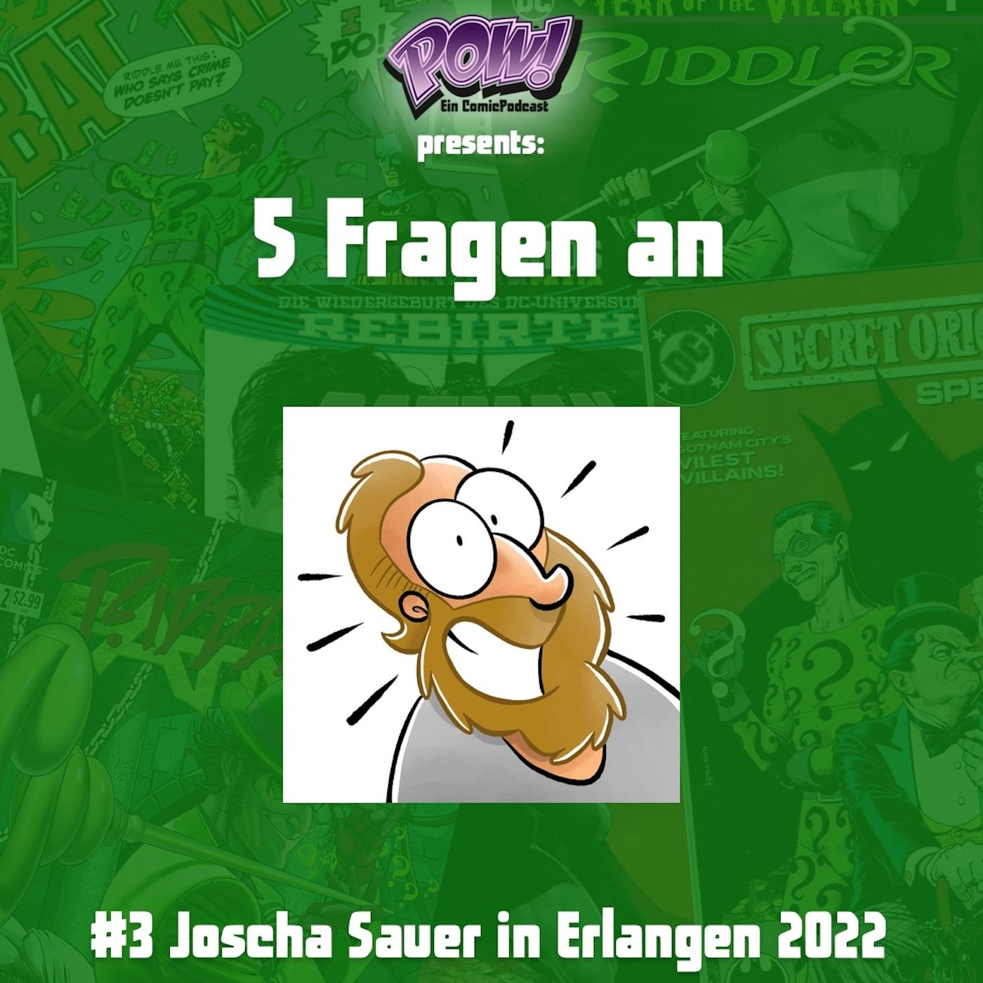 #3 Fünf Fragen an Joscha Sauer auf dem Comic Salon in Erlangen 2022