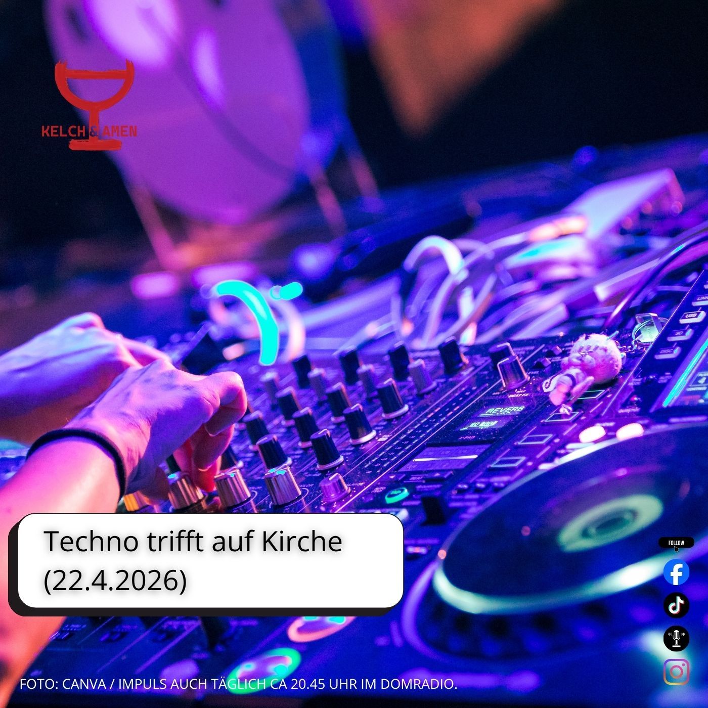 Techno trifft auf Kirche // 22.4.2026