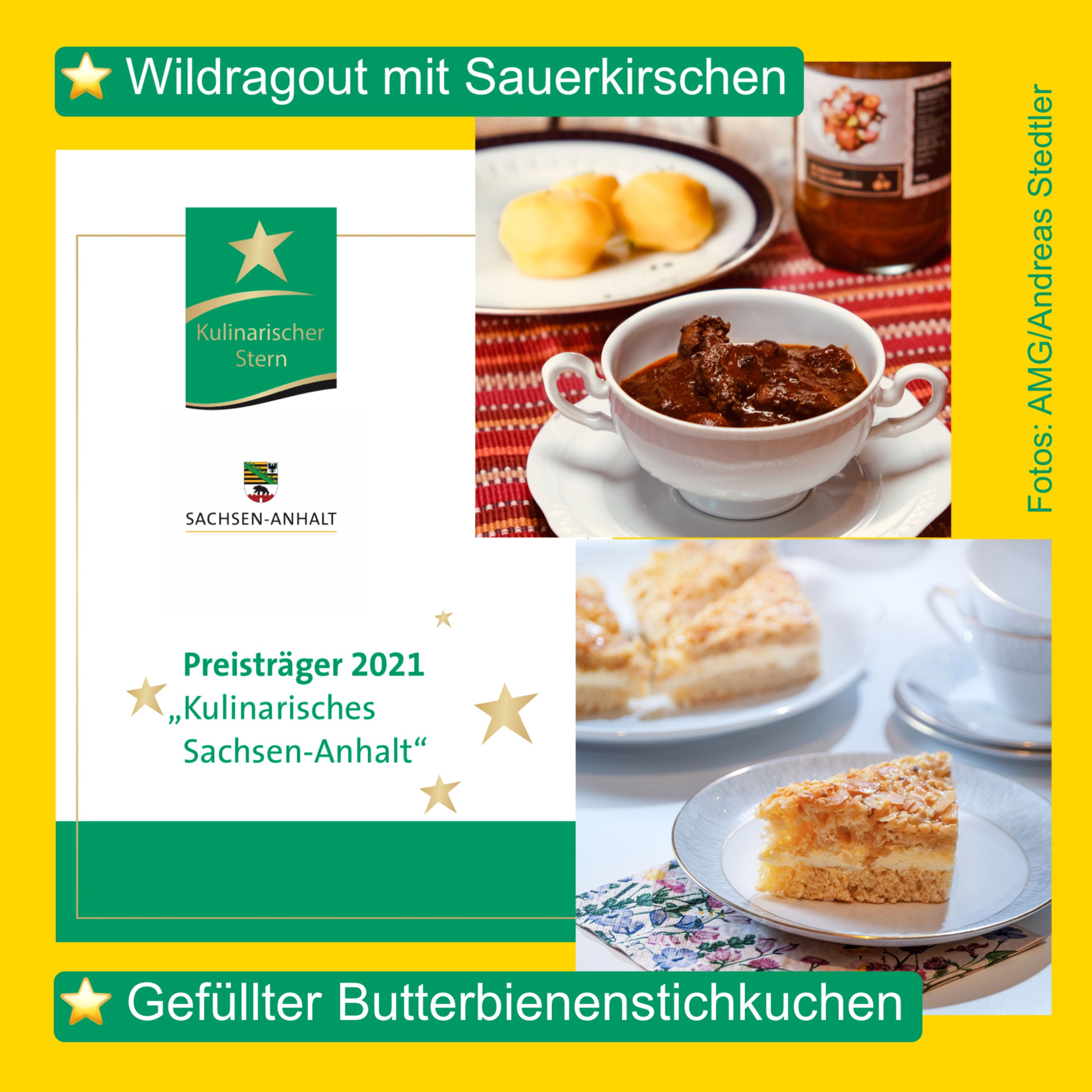 Wildragout & Butterbienenstichkuchen - Kulinarische Sterne 2021