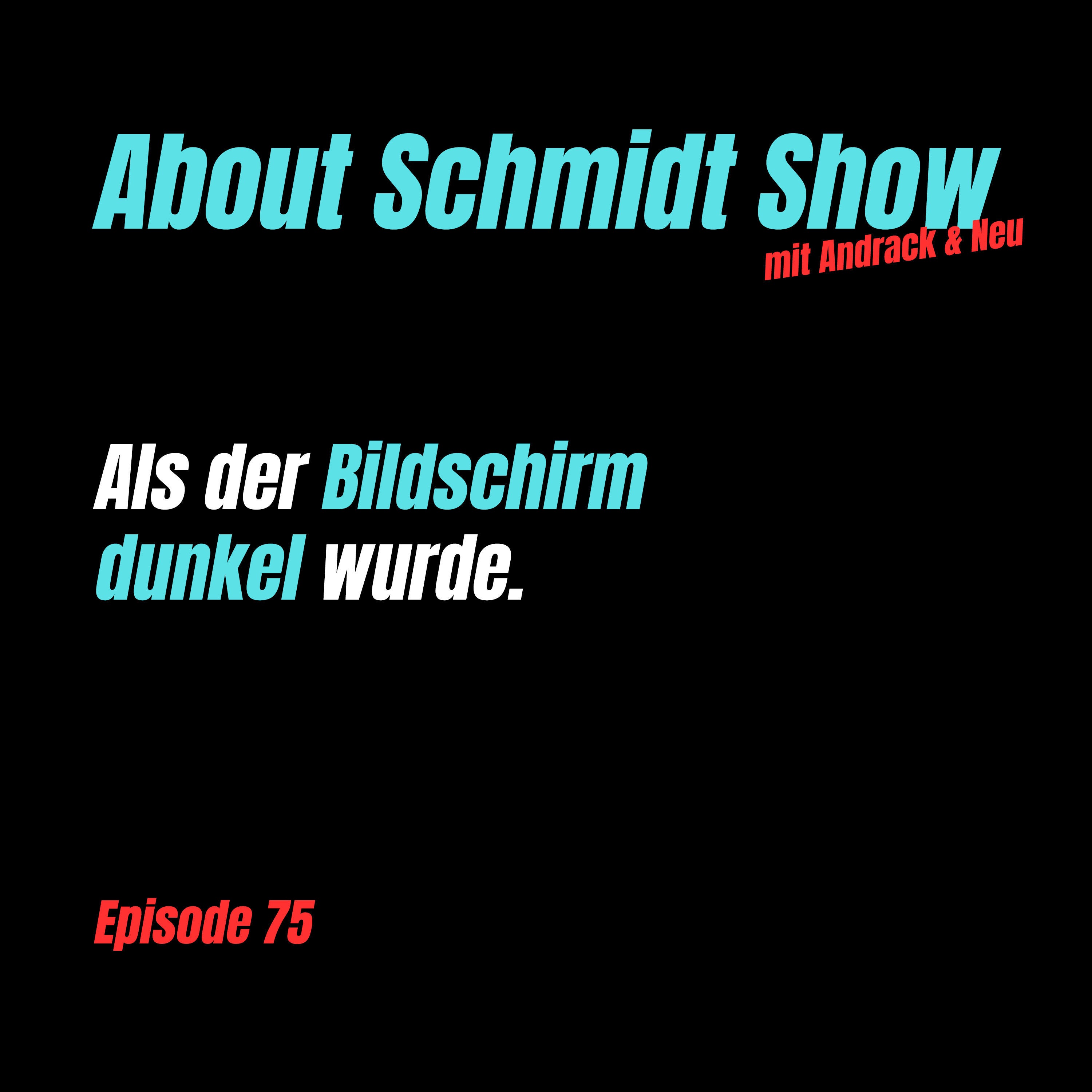 Als der Bildschirm dunkel wurde