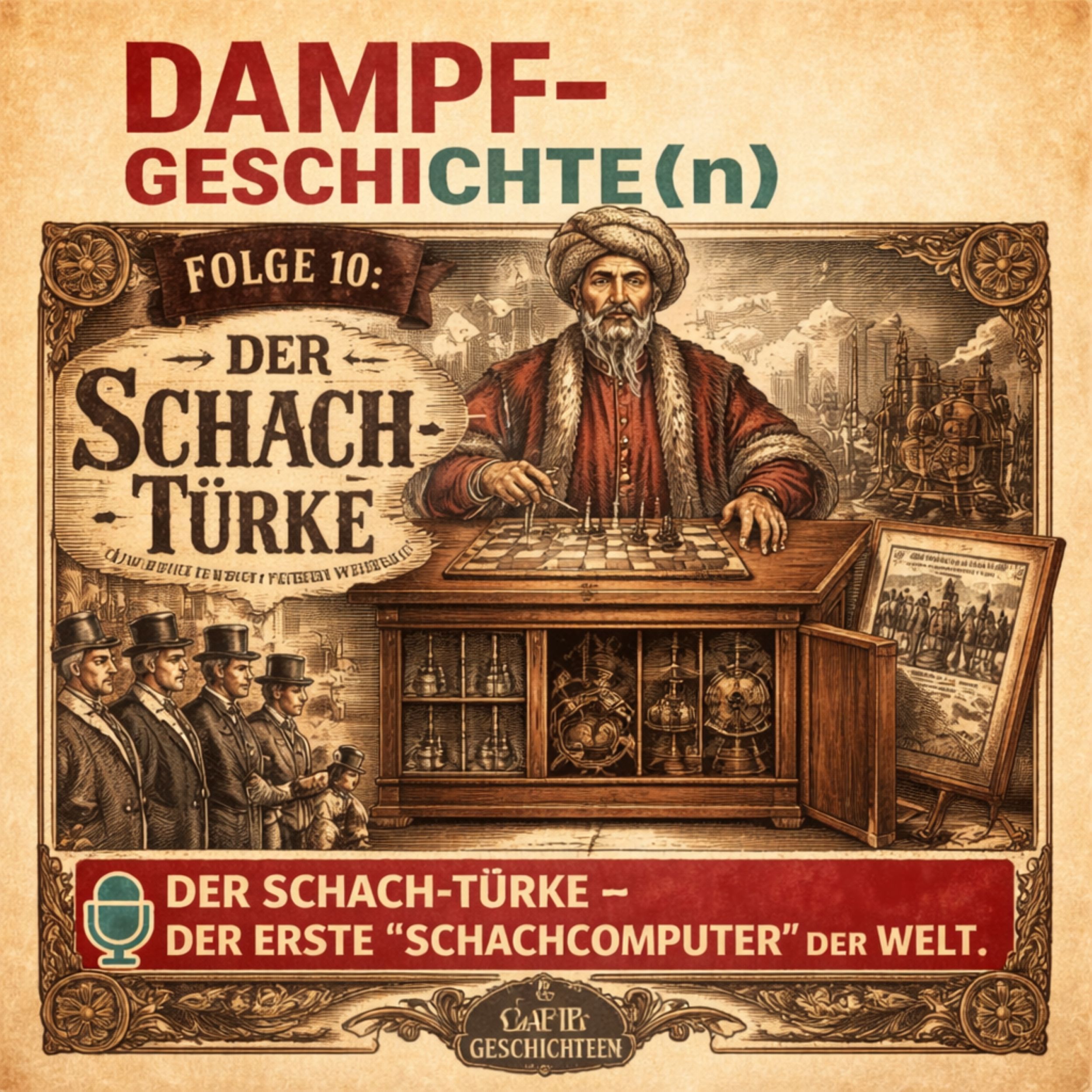 Dampfgeschichten Teil 10 : Der Schachtürke, der erste "Schachcomputer" der Welt