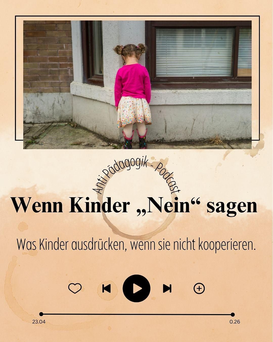 Wenn Kinder 'Nein' sagen