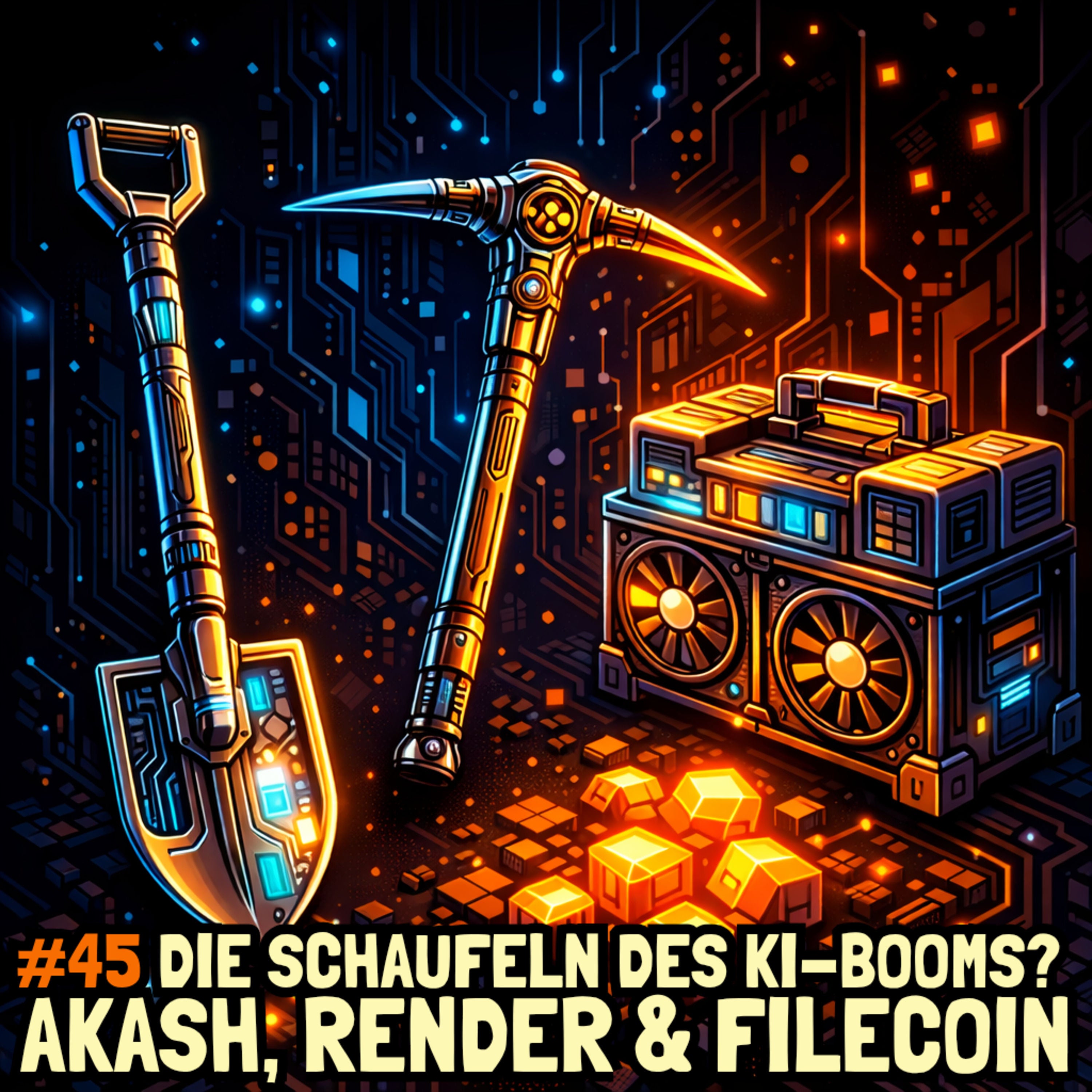 #45 Die Schaufeln des KI-Booms? Akash, Render & Filecoin