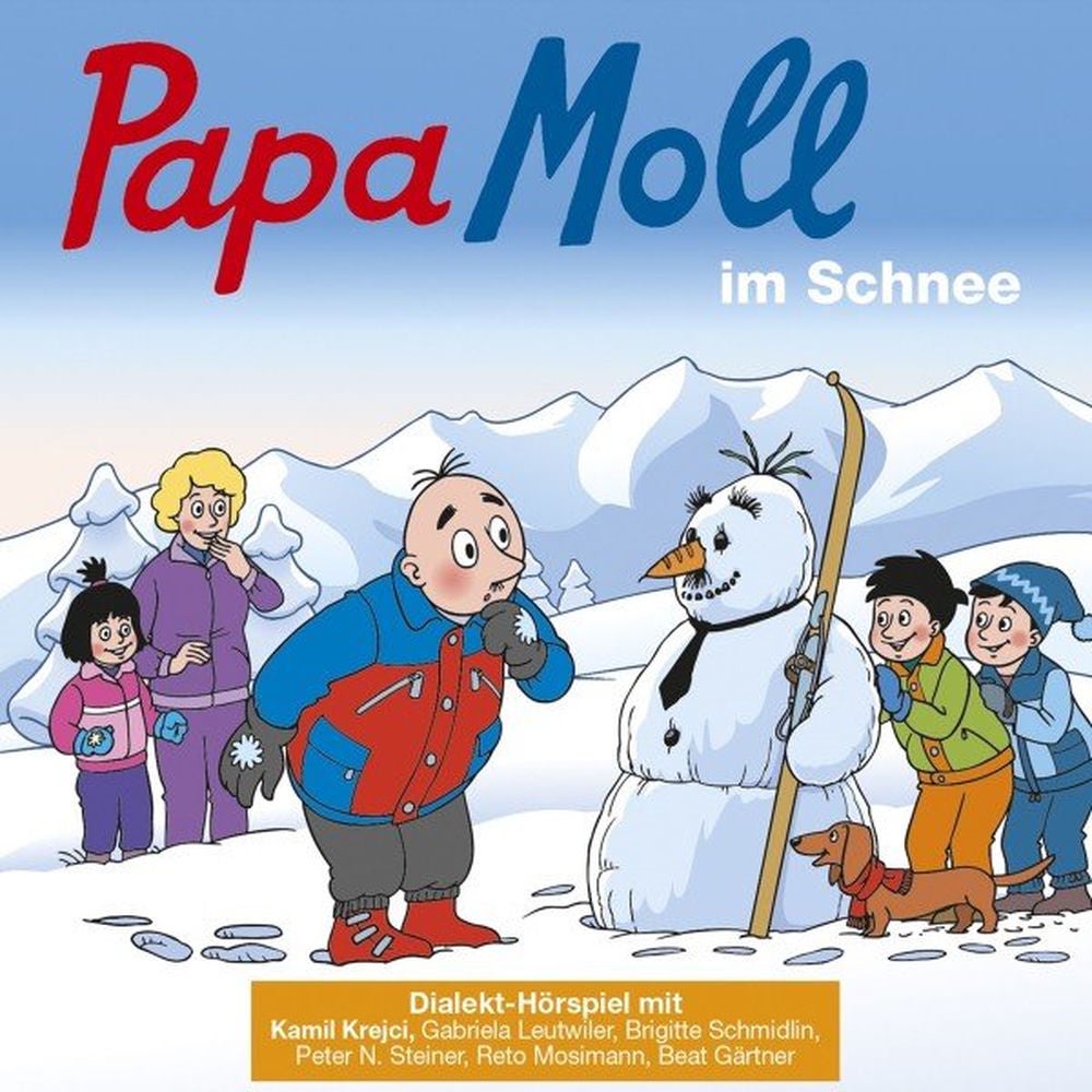 Papa Moll im Schnee
