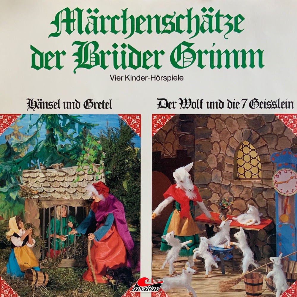 Folge 1: Hänsel und Gretel, Der Wolf und die sieben Geißlein, Rotkäppchen, Rumpelstilzchen