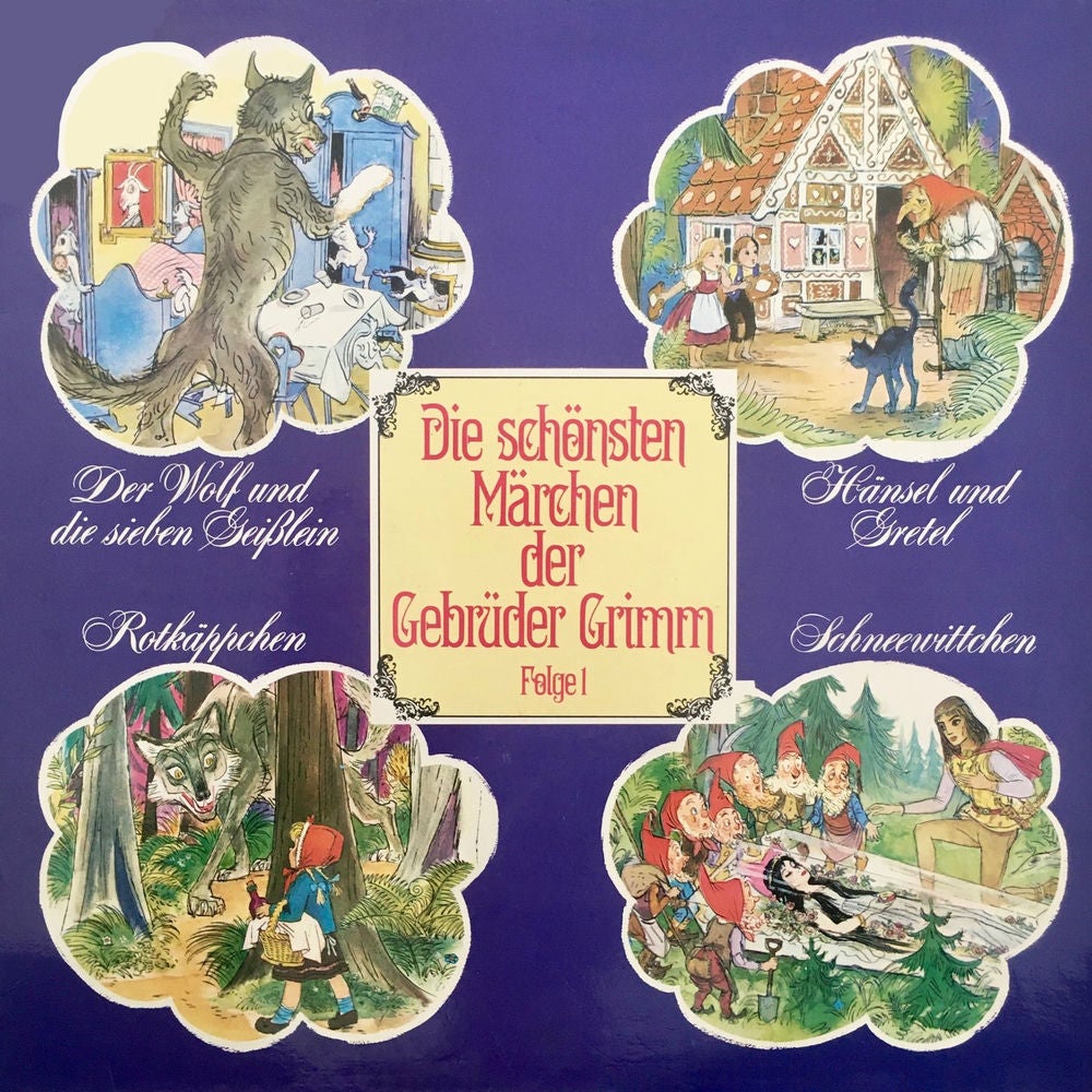 Folge 1: Der Wolf und die sieben Geißlein / Hänsel und Gretel / Rotkäppchen / Schneewittchen