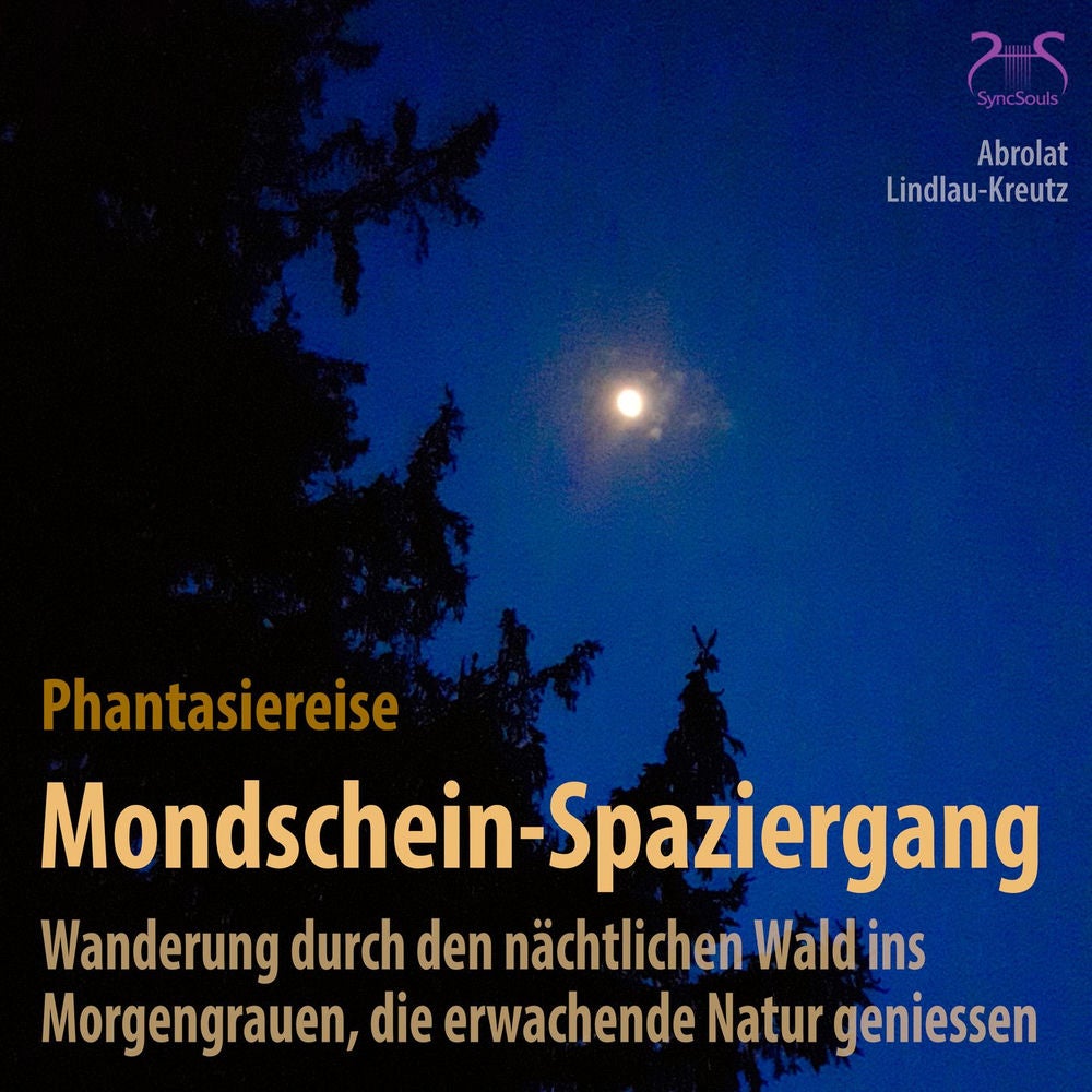 Mondschein-Spaziergang - Phantasiereise: Wanderung durch den nächtlichen Wald ins Morgengrauen, die erwachende Natur geniessen