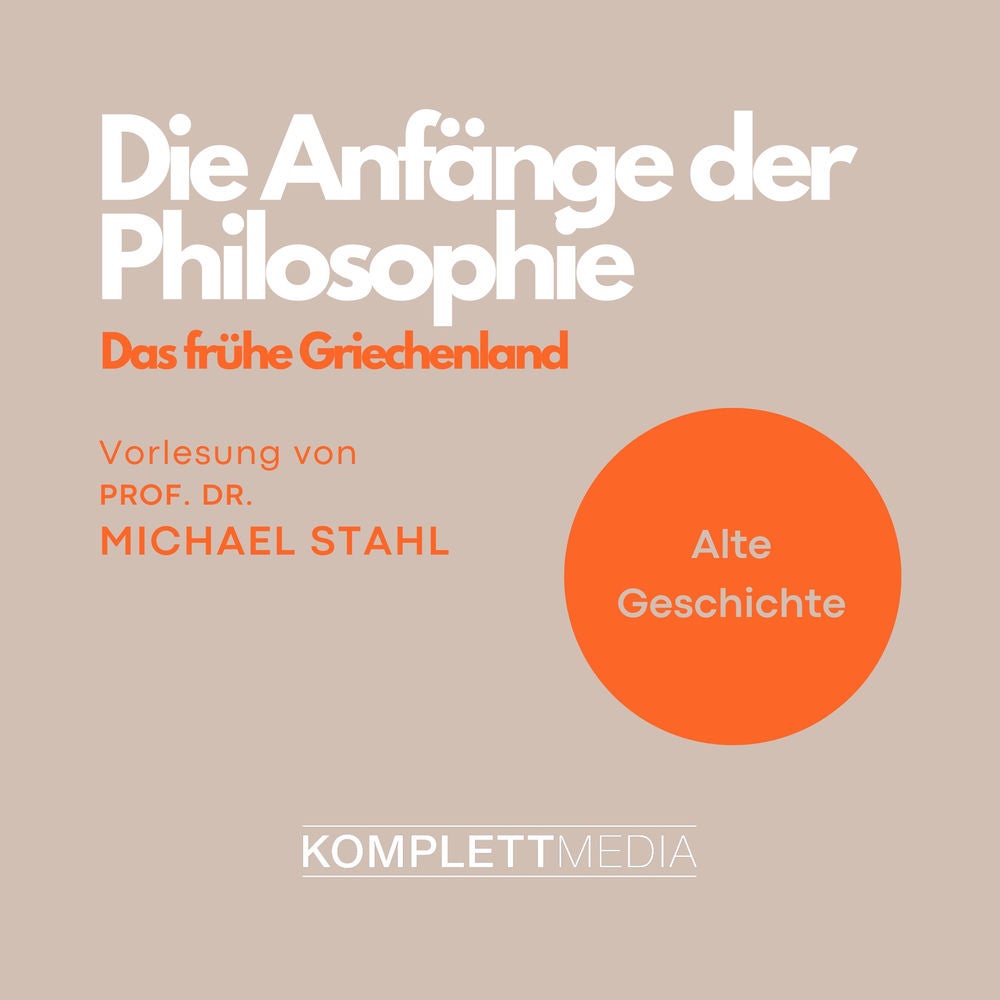 Die Anfänge der Philosophie
