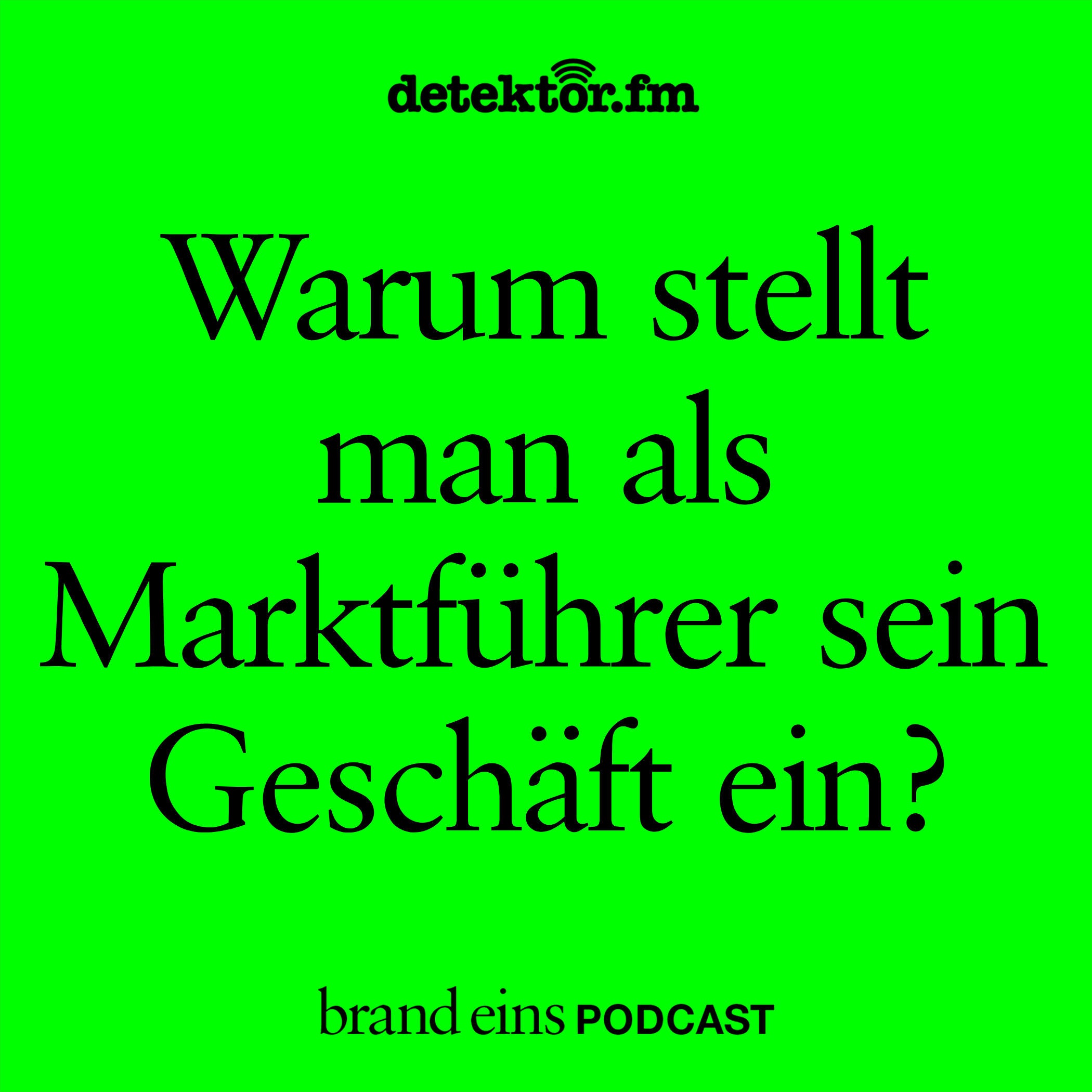 Warum stellt man als Marktführer sein Geschäft ein?