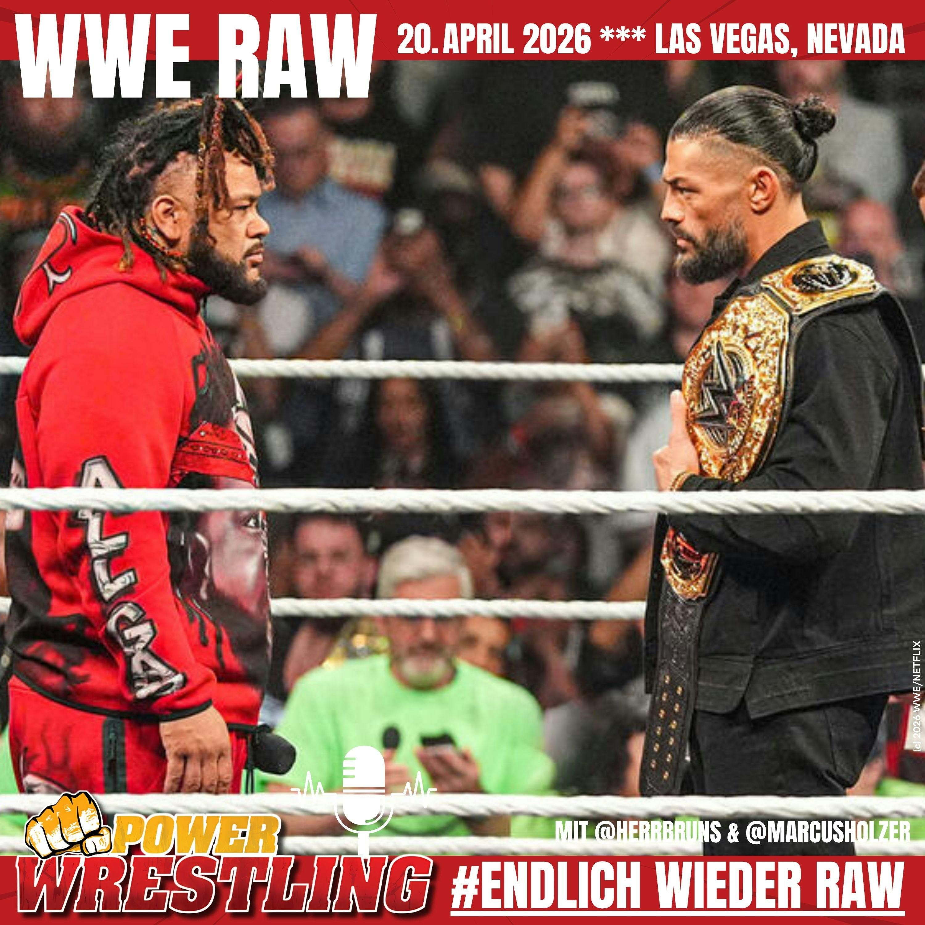 WWE Raw (20.4.26) REVIEW: Neuer Gegner für Roman Reigns! NXT-Debüts! Comeback! Punk vs. Cody?