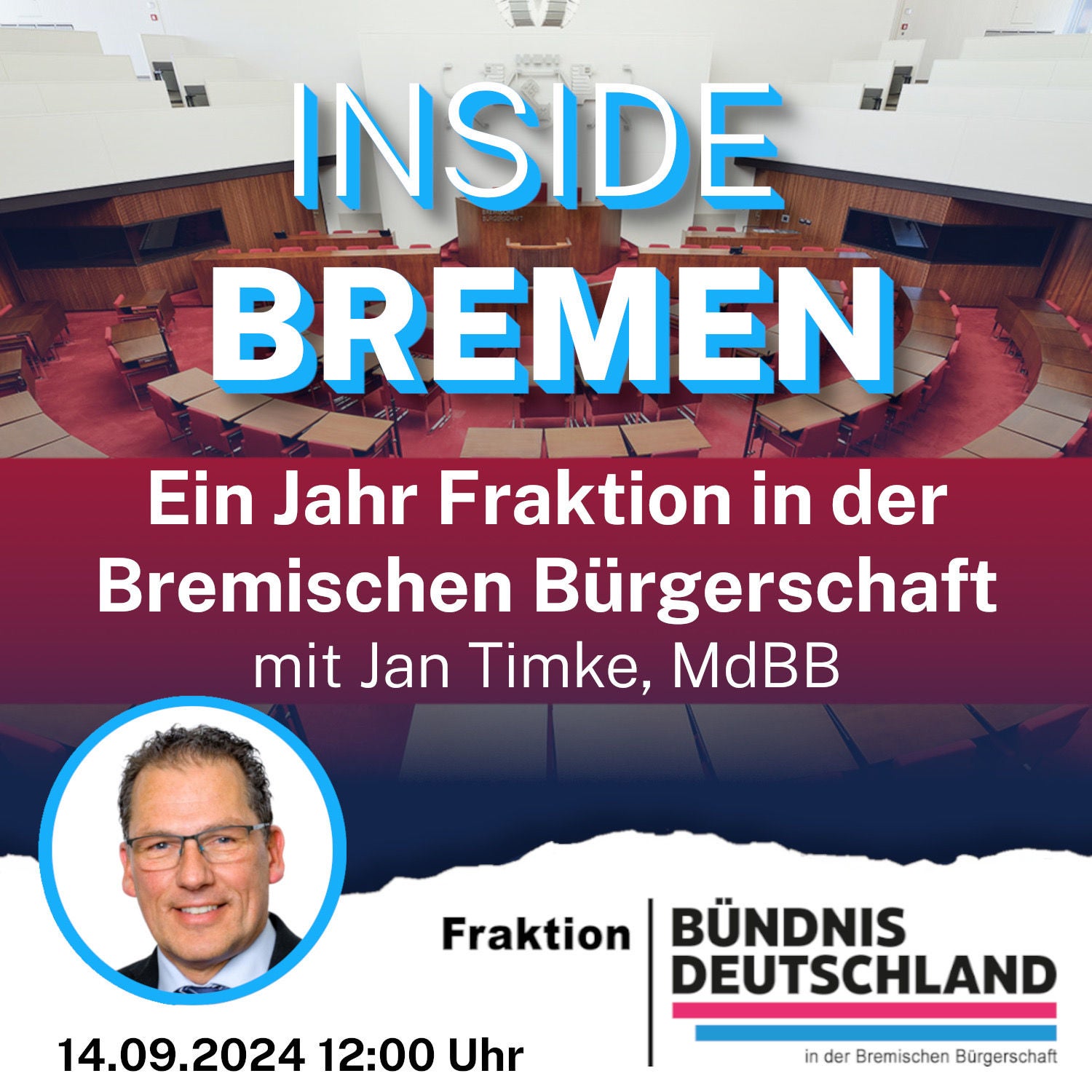 Ein Jahr Fraktion BÜNDNIS DEUTSCHLAND in der Bremischen Bürgerschaft