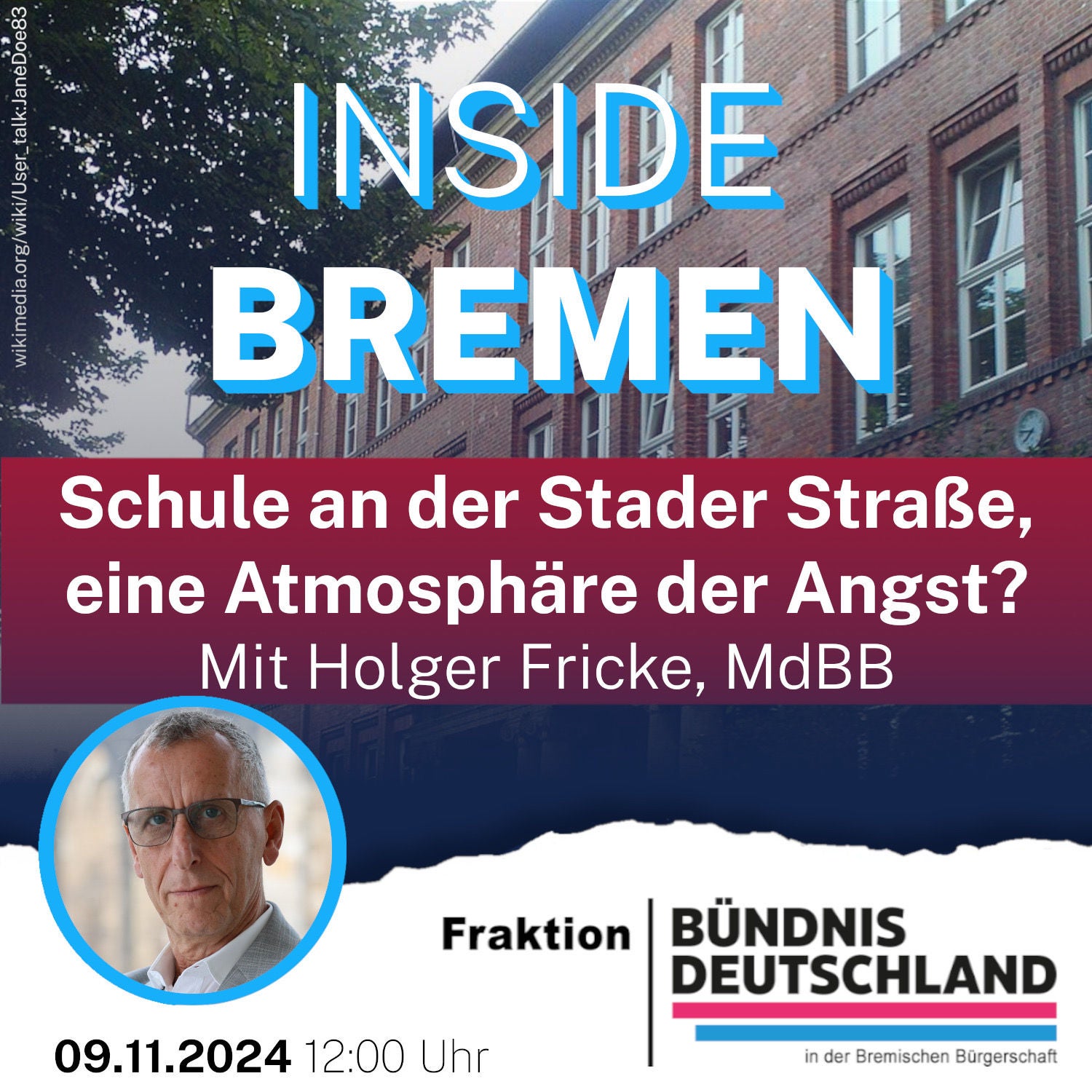 Schule an der Stader Straße, eine Atmosphäre der Angst?