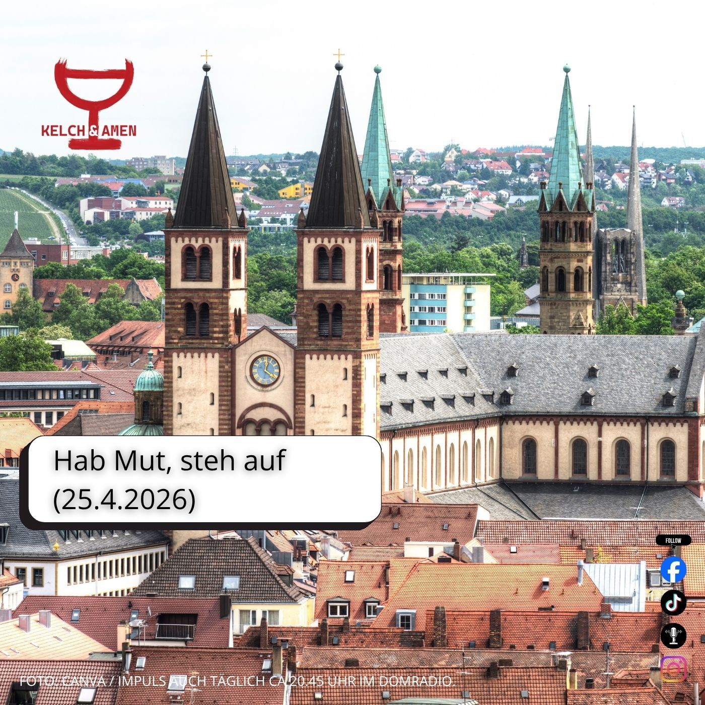 Hab Mut, steh auf // 25.4.2026