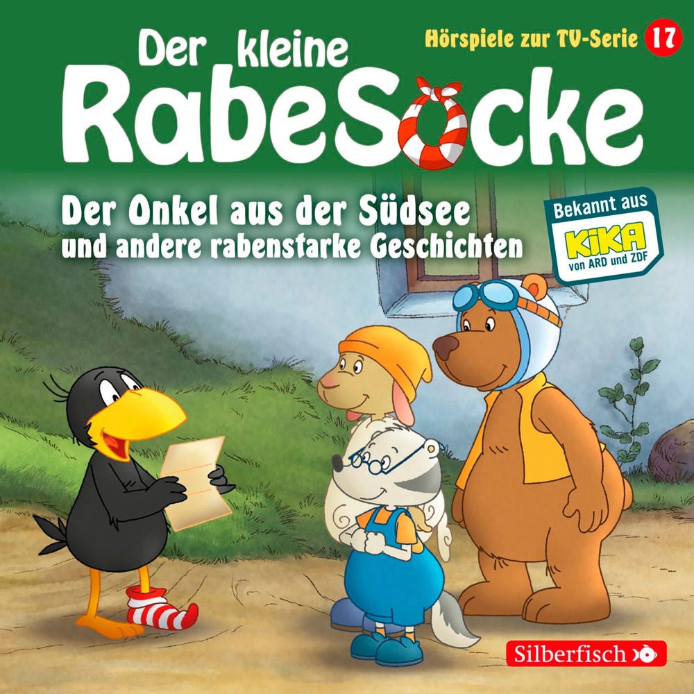 Der Onkel aus der Südsee, Der große Streichewettbewerb, Rollentausch, Der Schatzkistentag (Der kleine Rabe Socke - Hörspiele zur T