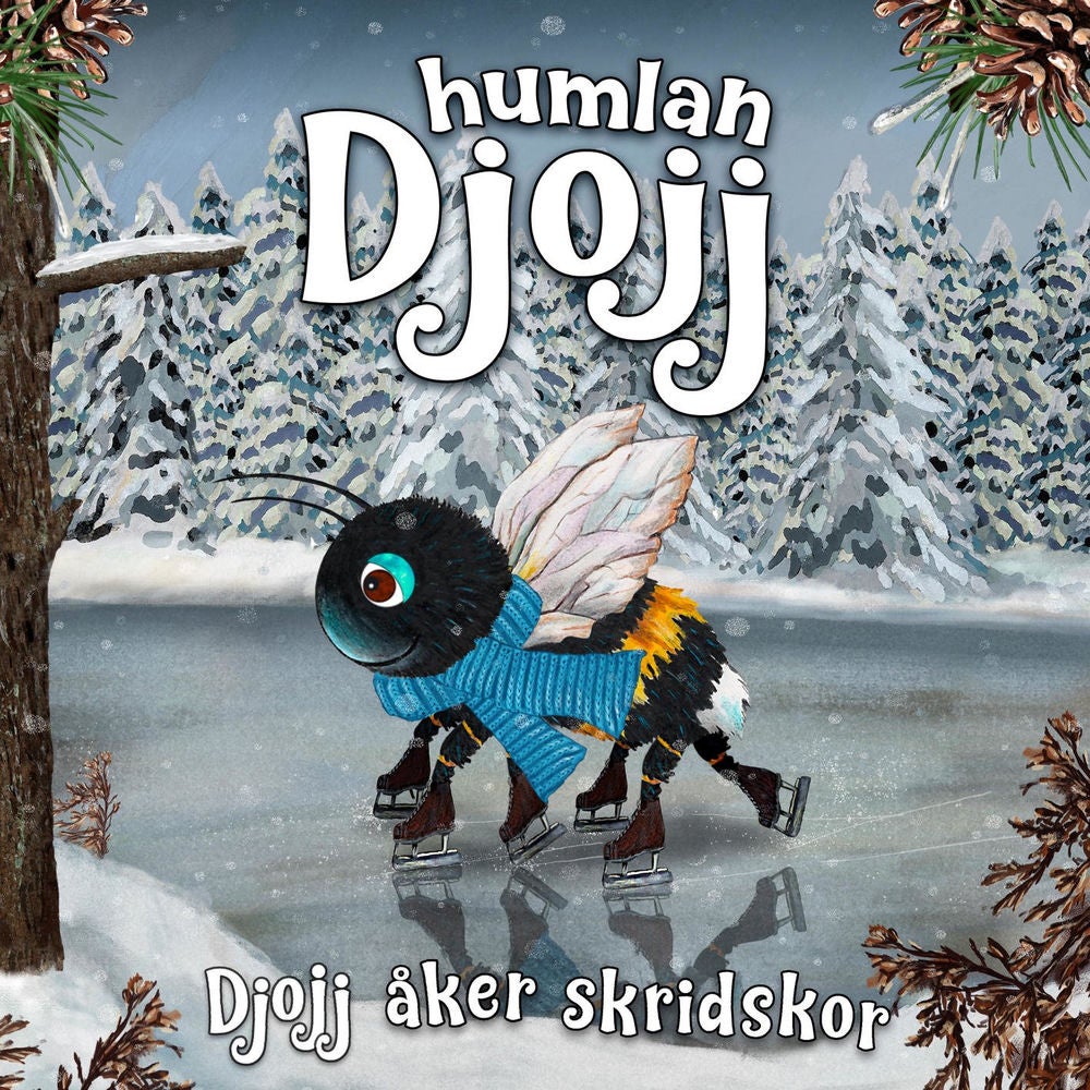 Djojj åker skridskor