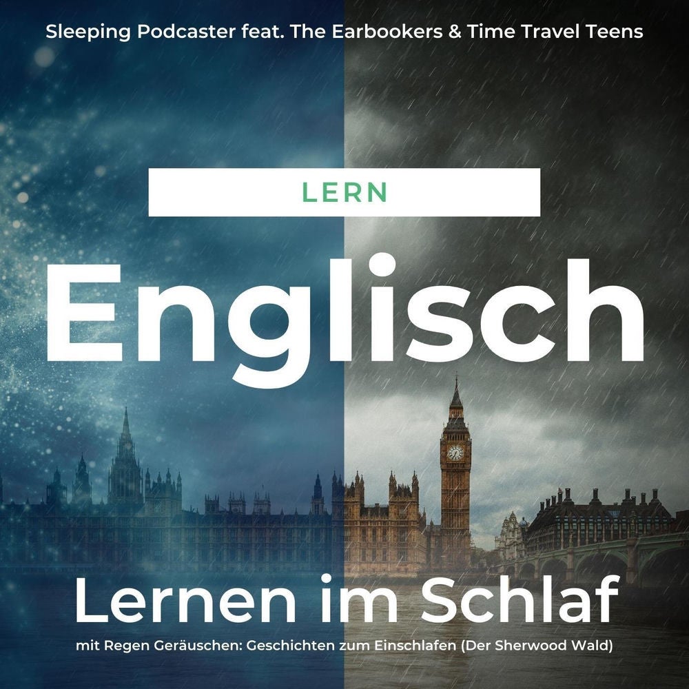 Englisch Lernen im Schlaf mit Regen Geräuschen: Geschichten zum Einschlafen (Der Sherwood Wald)