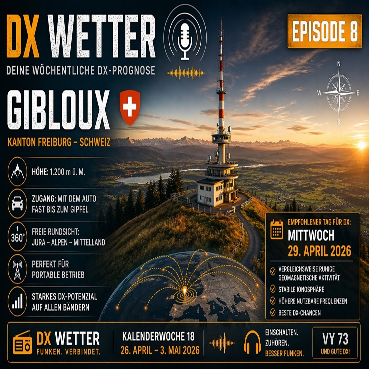 DX WETTER - 8. Episode vom Gibloux FR