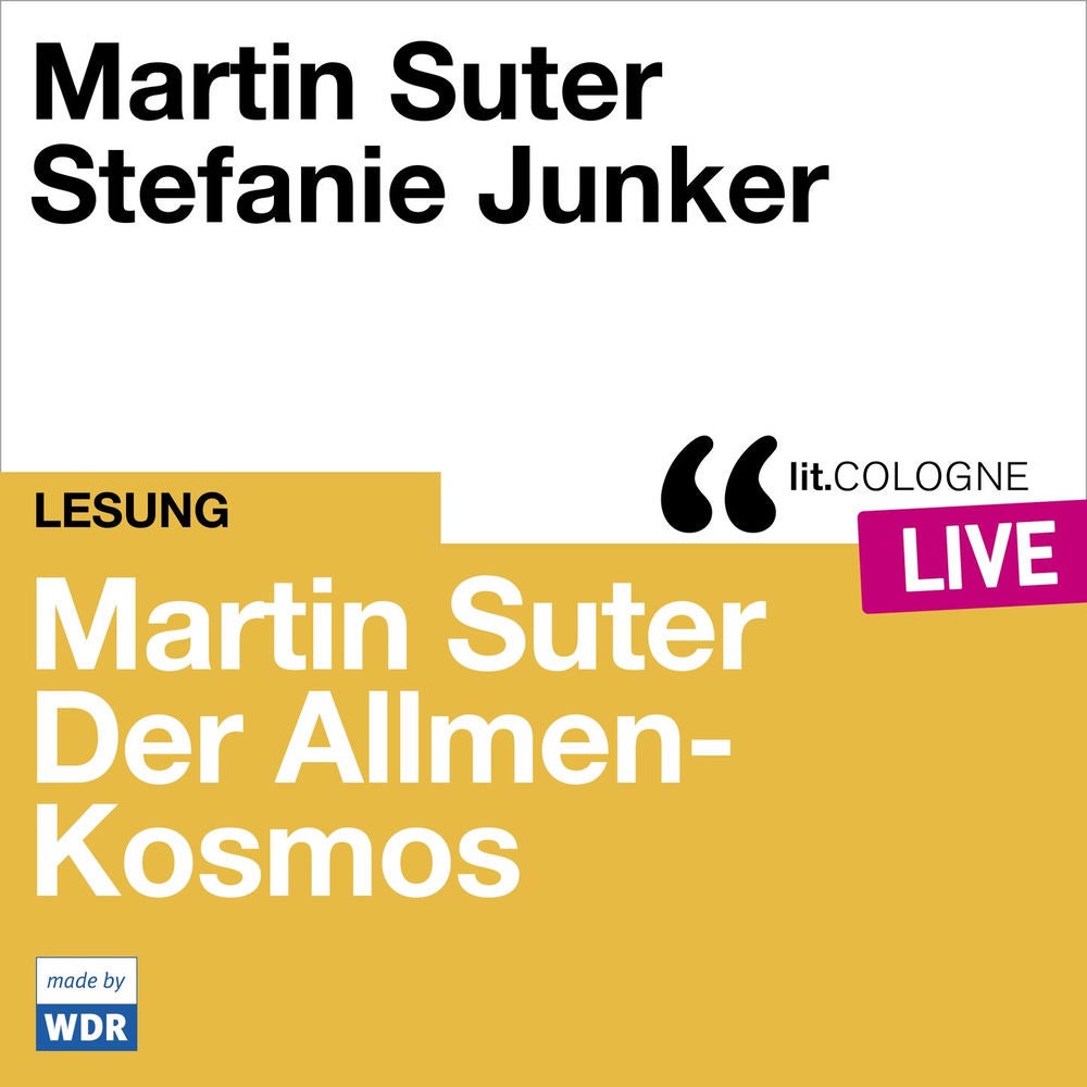 Martin Suter - Der Allmen-Kosmos - lit.COLOGNE live