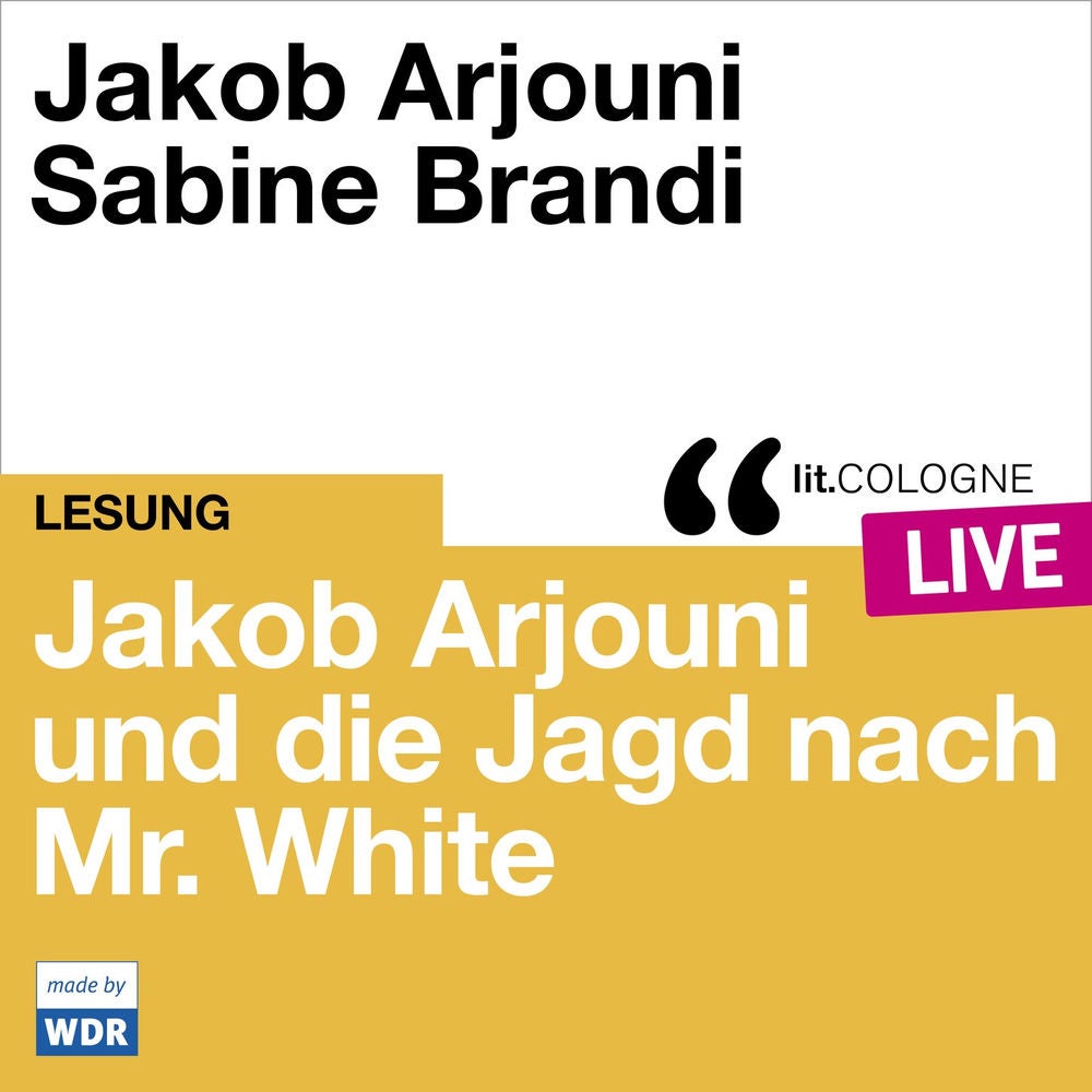 Jakob Arjouni und die Jagd nach Mr. White - lit.COLOGNE live