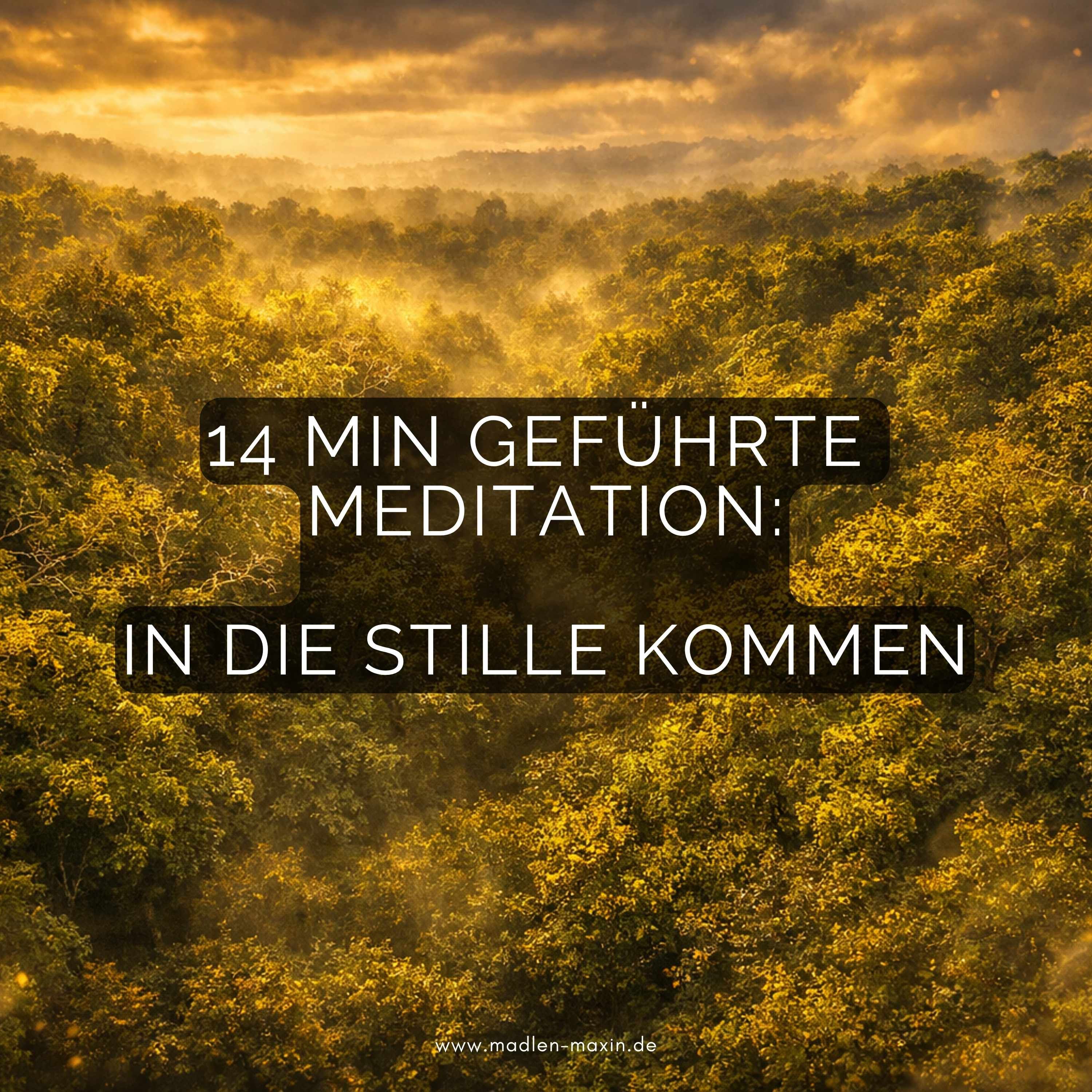 14 Min geführte Meditation für Anfänger: In die Stille kommen – und deiner inneren Stimme lauschen