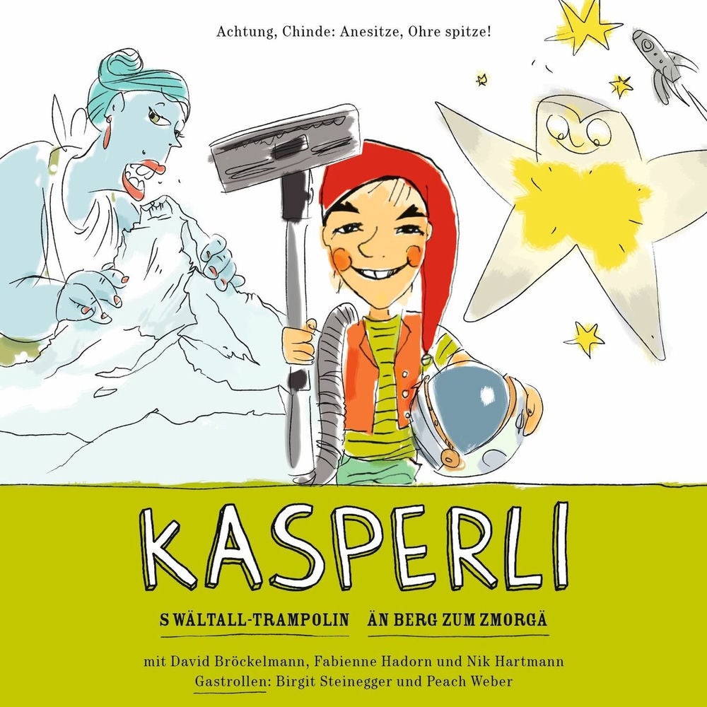S Wältall Trampolin / Än Berg zum Zmorgä