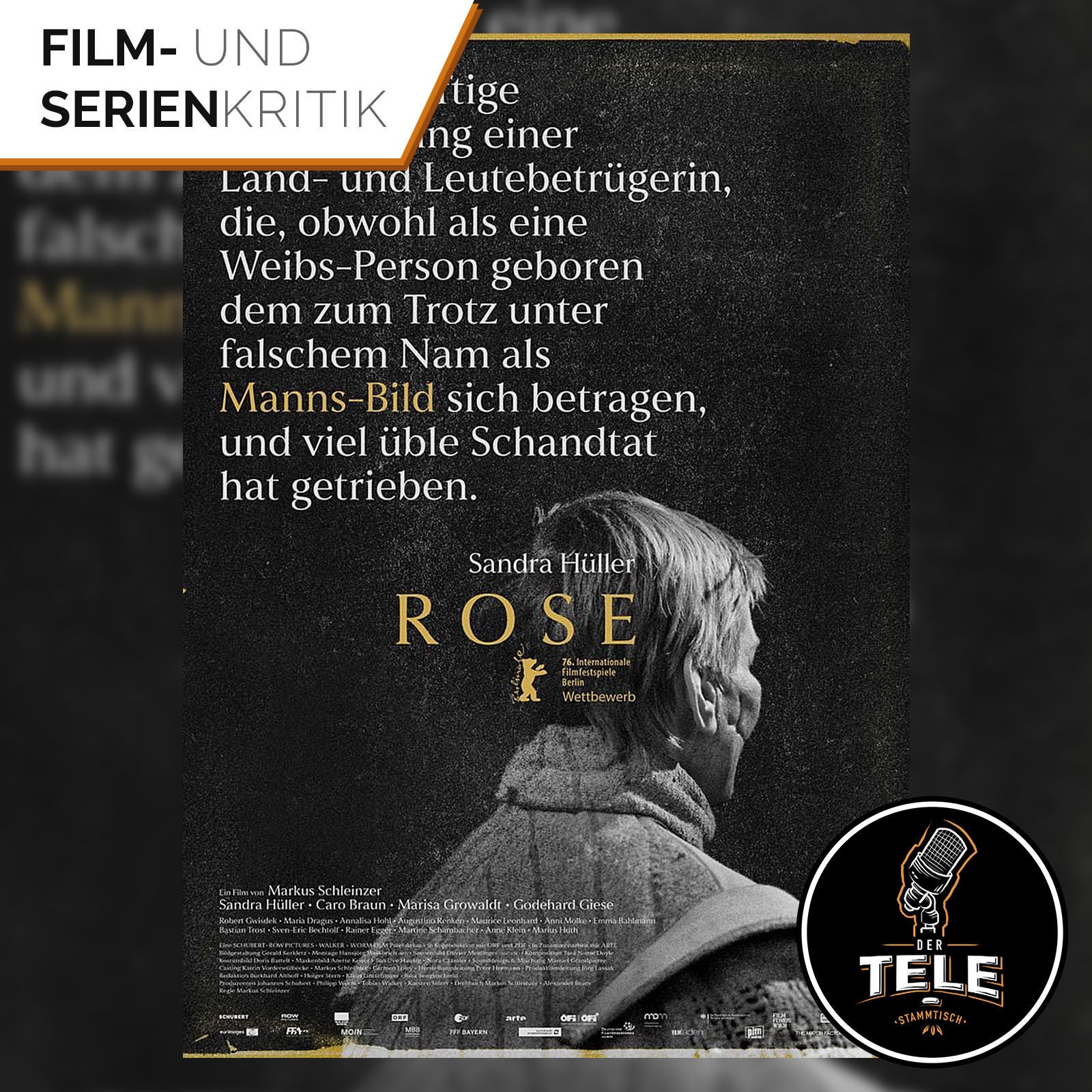 Rose | Sandra Hüller mit Scarface - ein Film über Täuschung und Identität