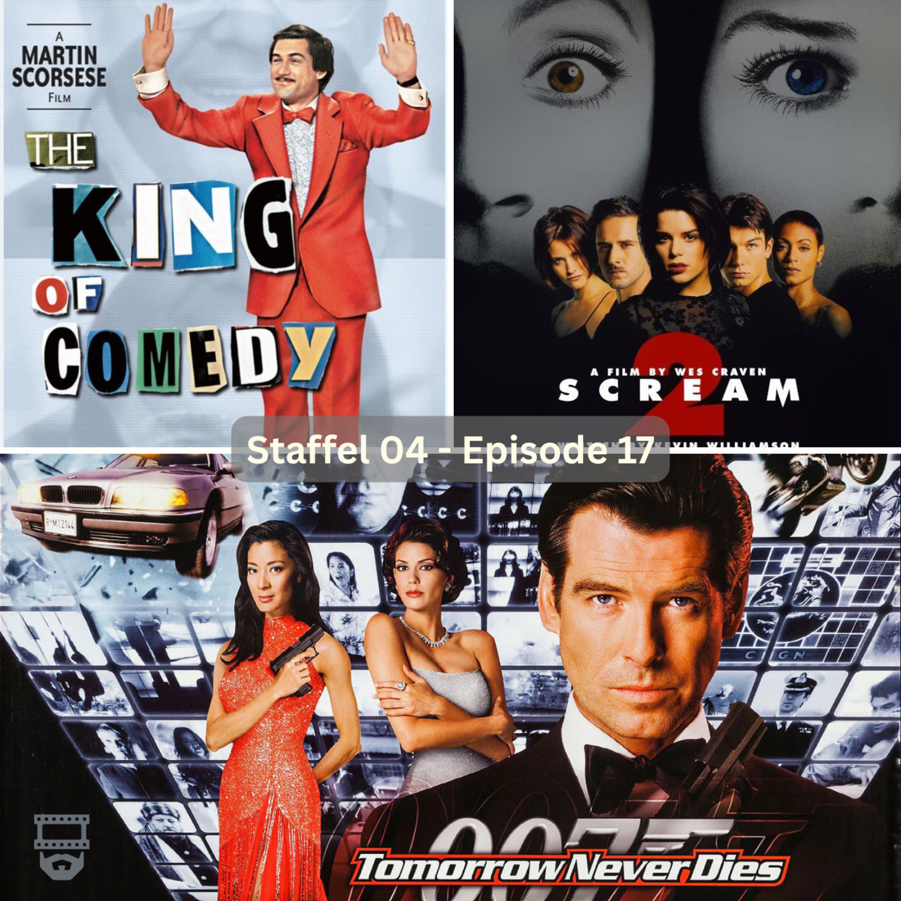 S04E17 - Der Morgen stirbt nie, Scream 2, The King of Comedy