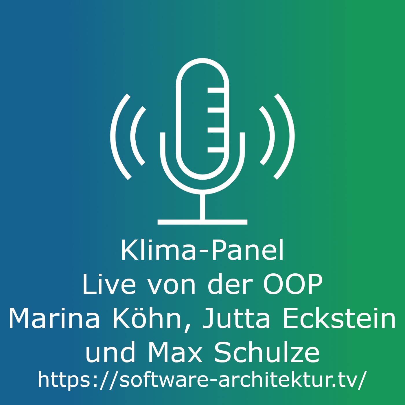 Klima-Panel mit Marina Köhn, Jutta Eckstein, Max Schulze - live von der OOP