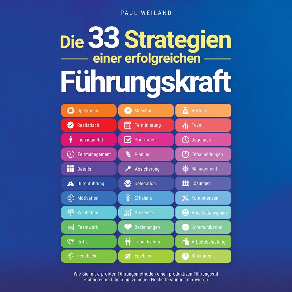 Die 33 Strategien einer erfolgreichen Führungskraft: Wie Sie mit erprobten Führungsmethoden einen produktiven Führungsstil etablie