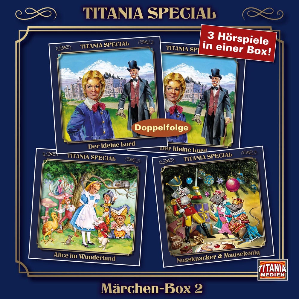Märchenklassiker Box 2 - Der kleine Lord, Alice im Wunderland, Nussknacker & Mausekönig