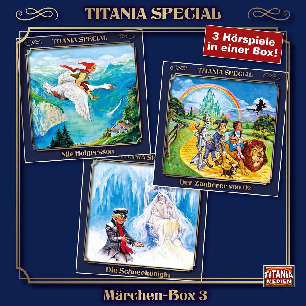 Märchenklassiker Box 3 - Nils Holgersson, Der Zauberer von Oz, Die Schneekönigin
