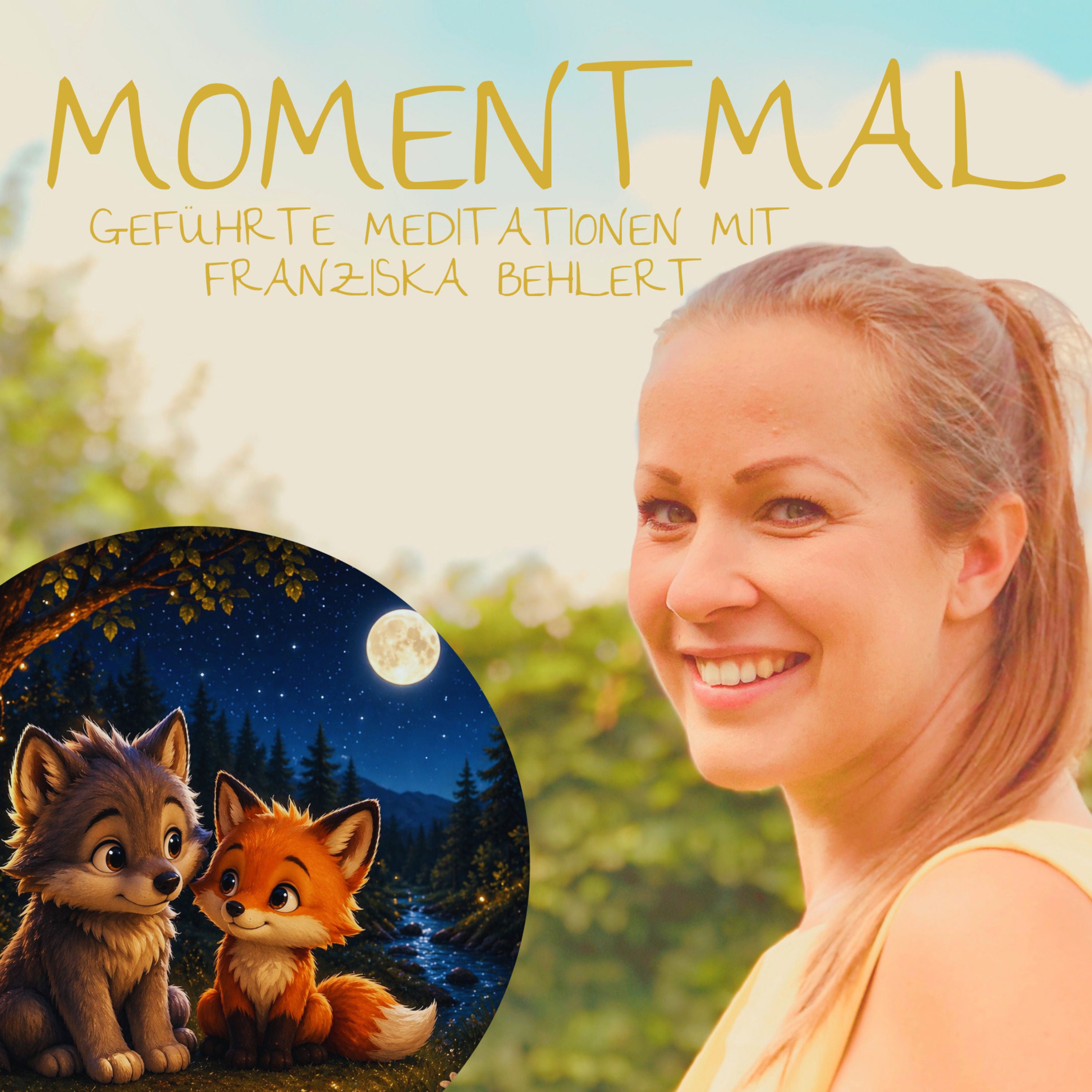 Einschlafgeschichte für Kinder | Der kleine Wolf und der kleine Fuchs 🐺🦊 Meditation zum Einschlafen