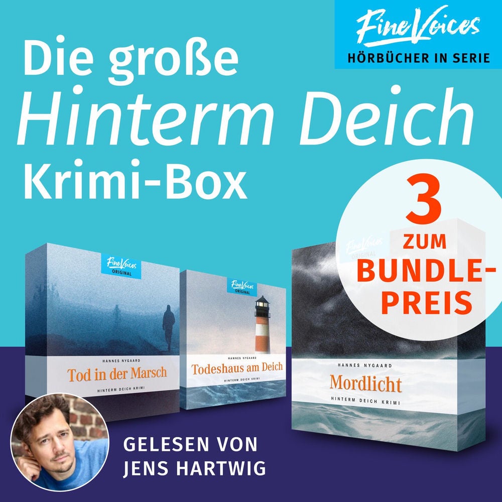 Die große Hinterm Deich Krimi-Box - Tod in der Marsch + Vom Himmel hoch + Mordlicht