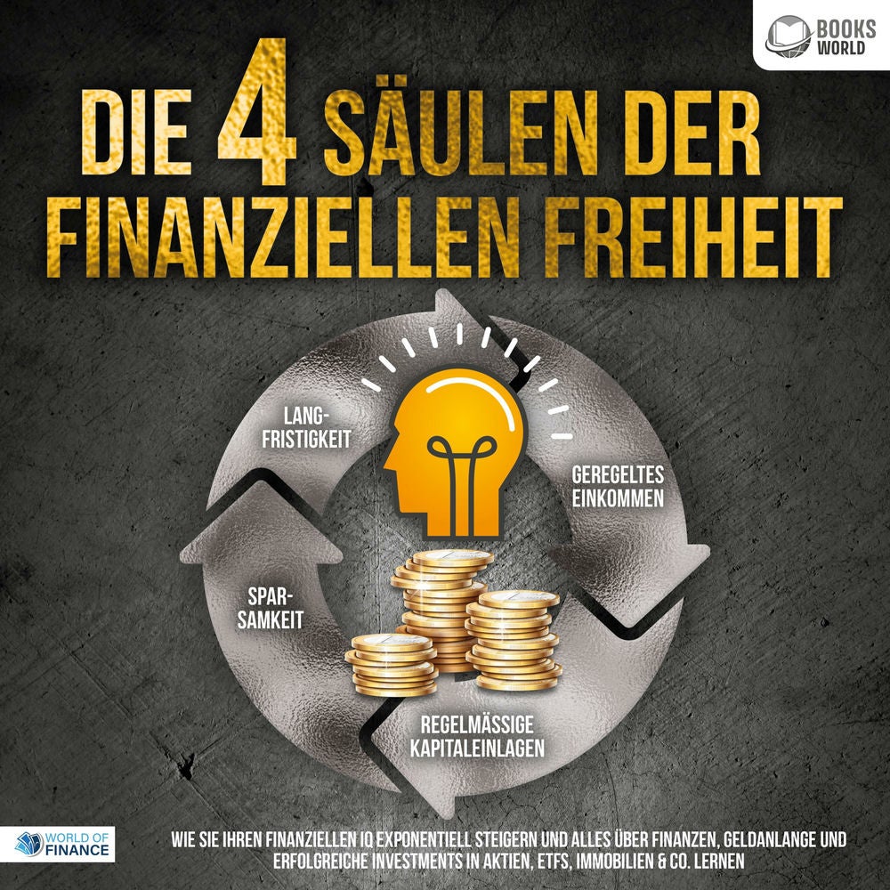 Die 4 Säulen der finanziellen Freiheit: Wie Sie Ihren finanziellen IQ exponentiell steigern und alles über Finanzen, Geldanlange u