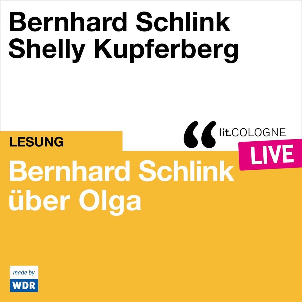 Bernhard Schlink über Olga - lit.COLOGNE live