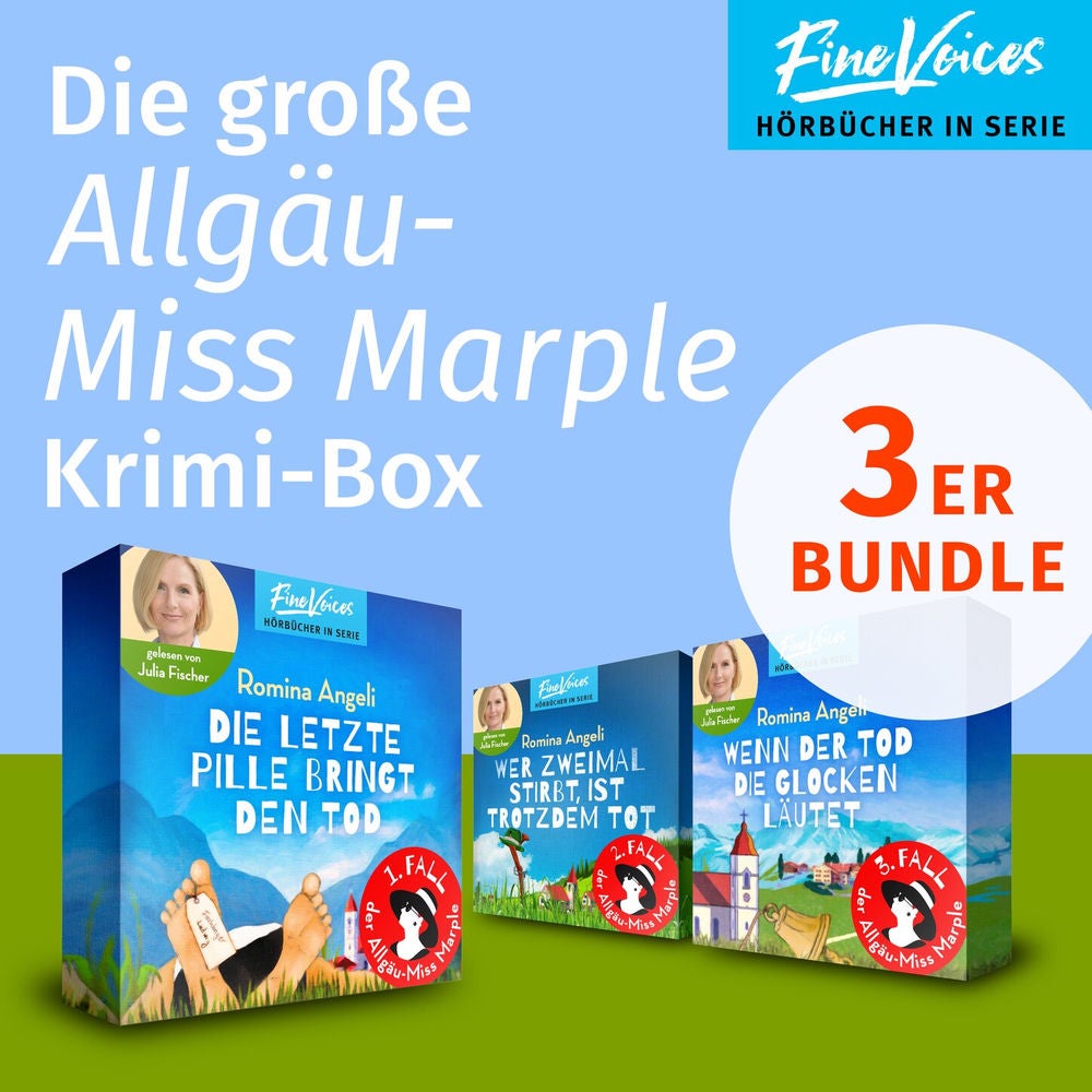 Die große Allgäu-Miss Marple Krimi Box - Die letzte Pille bringt den Tod + Wer zweimal stirbt, ist trotzdem tot + Wenn der Tod die