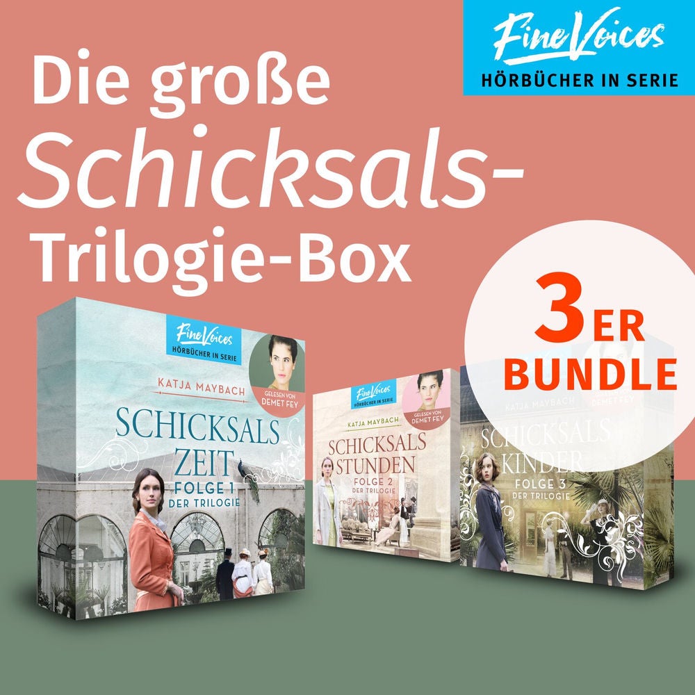 Die große Schicksalstrilogie Box - Schicksalszeit + Schicksalsstunden + Schicksalskinder