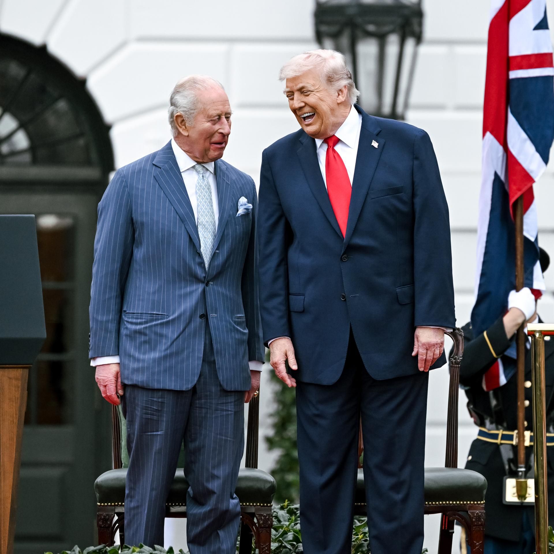 Charles bei Trump - Two Kings?