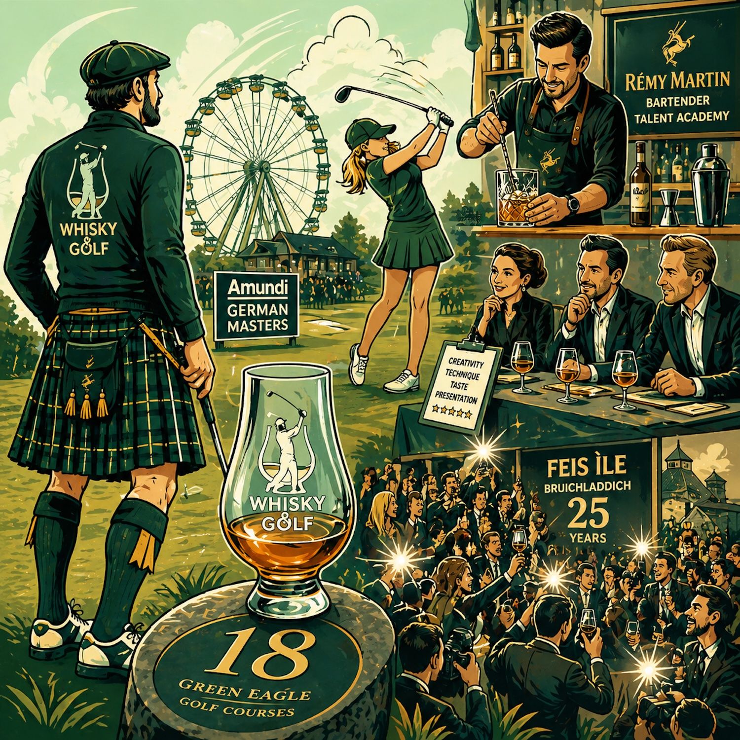 🎙️Folge 61 - Mai im Ausnahmezustand: Amundi German Masters, Bar Symposium, Cocktail Competition & Feis Ìle