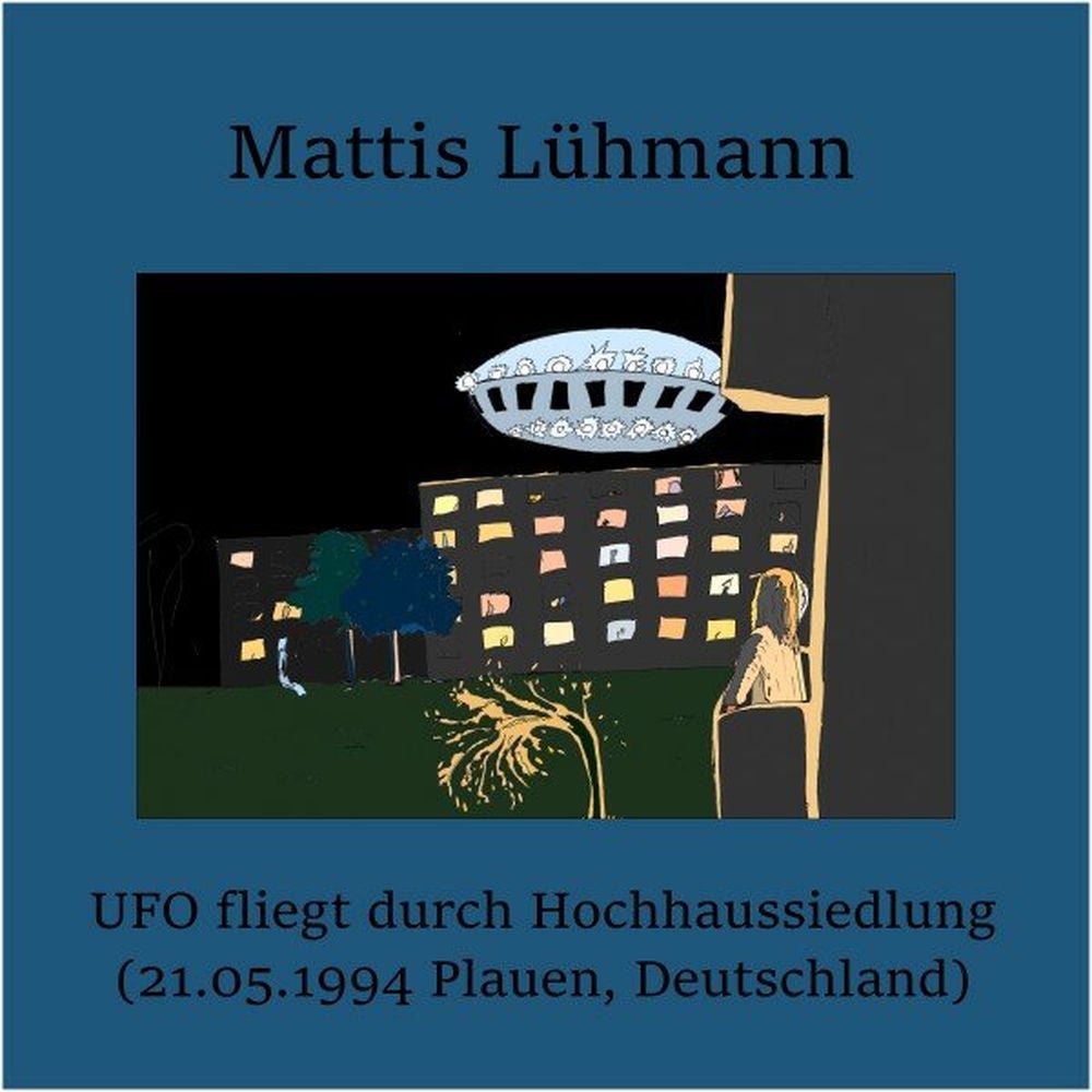 Ufo fliegt durch Hochhaussiedlung (21.05.1994 Plauen, Deutschland)